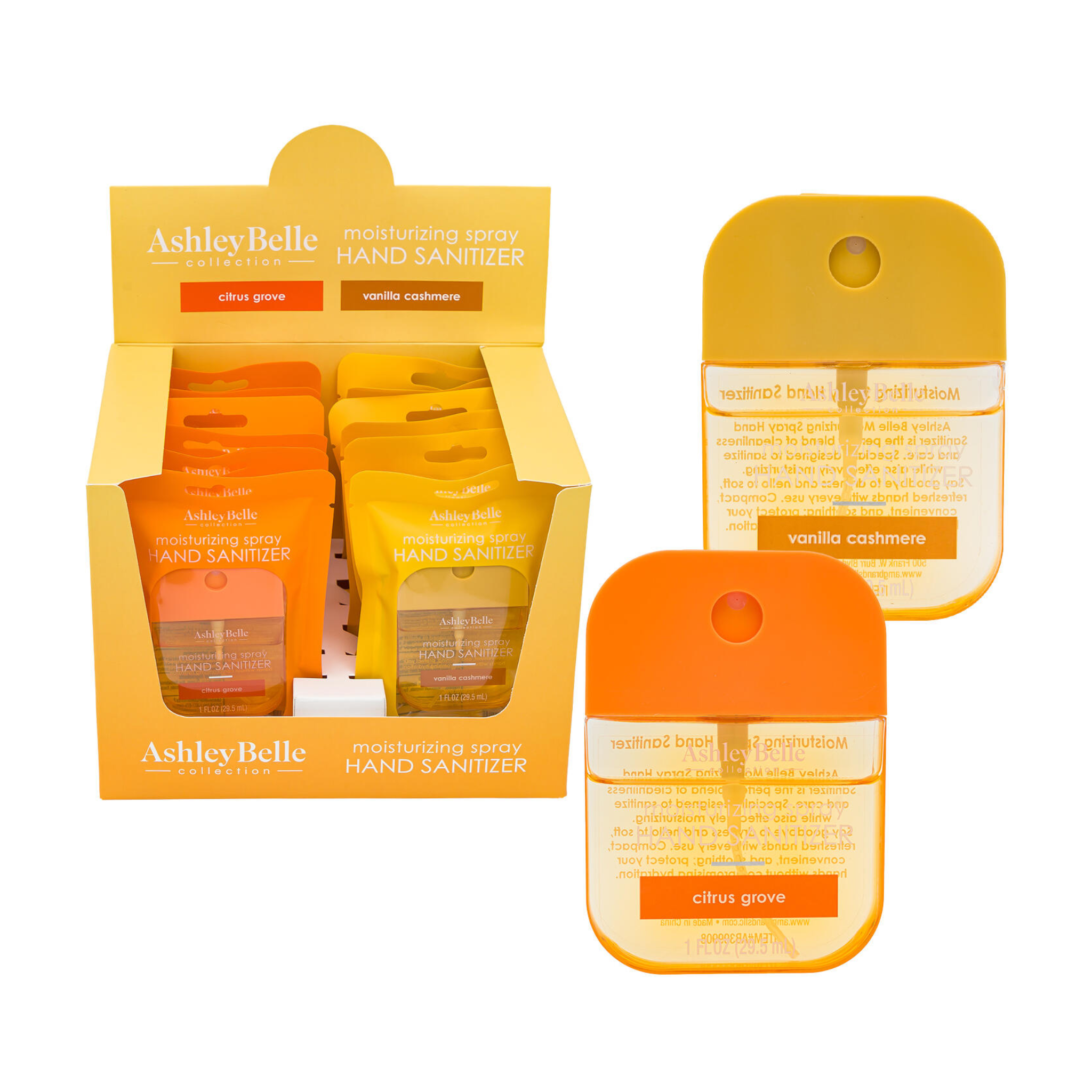 Ashley Belle Spray Hand Sanitizer Citrus/Vanilla 12/1ct