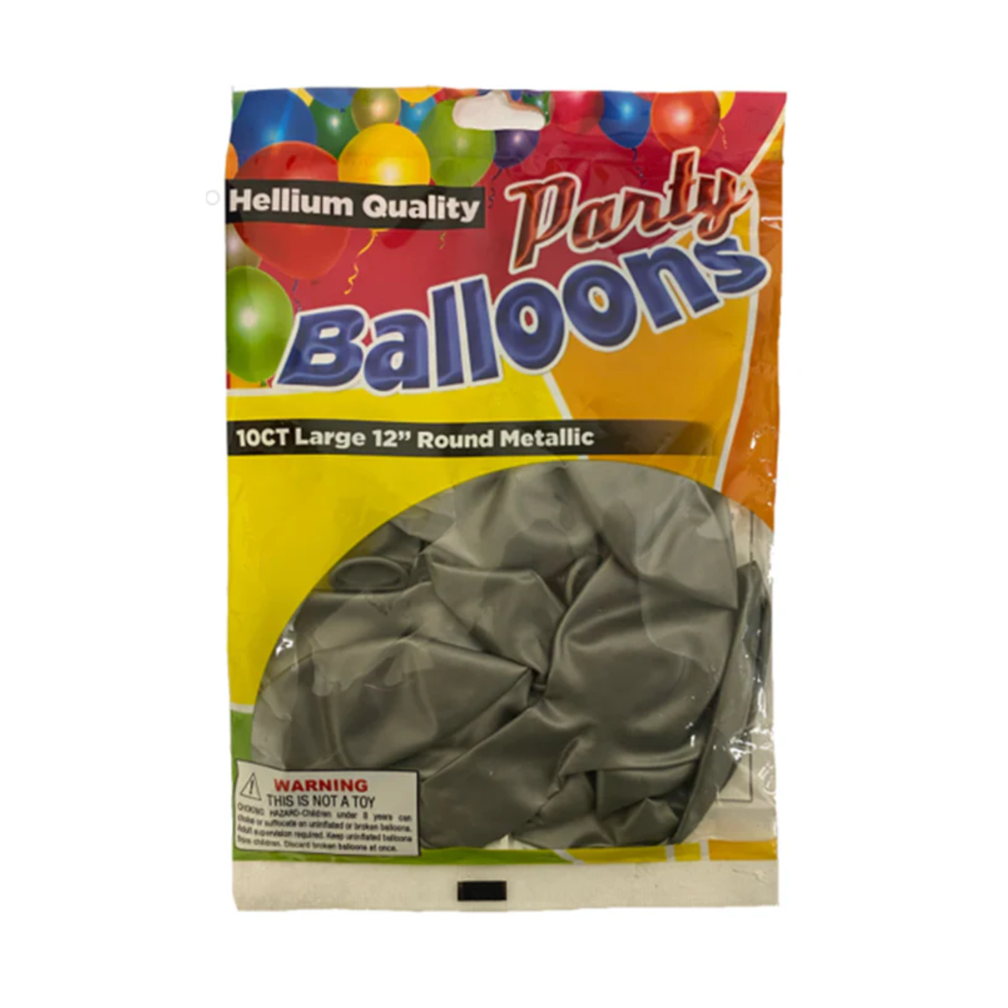 Balloons Silver 12/10ct