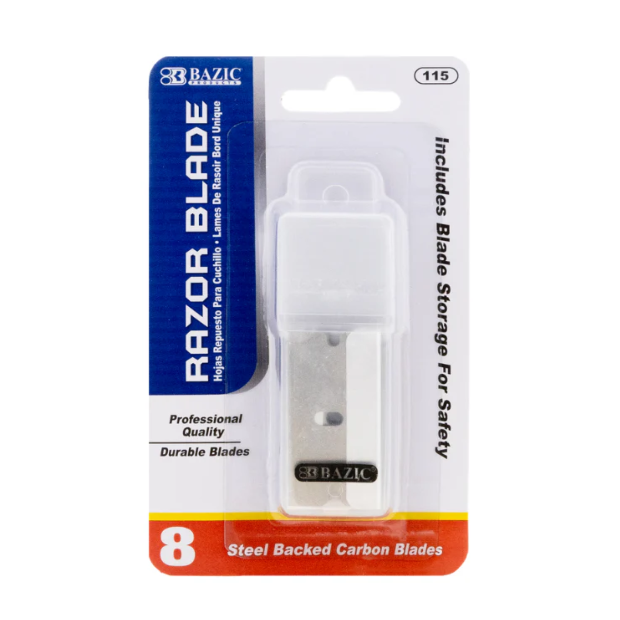Bazic Razor Blade 12/8ct