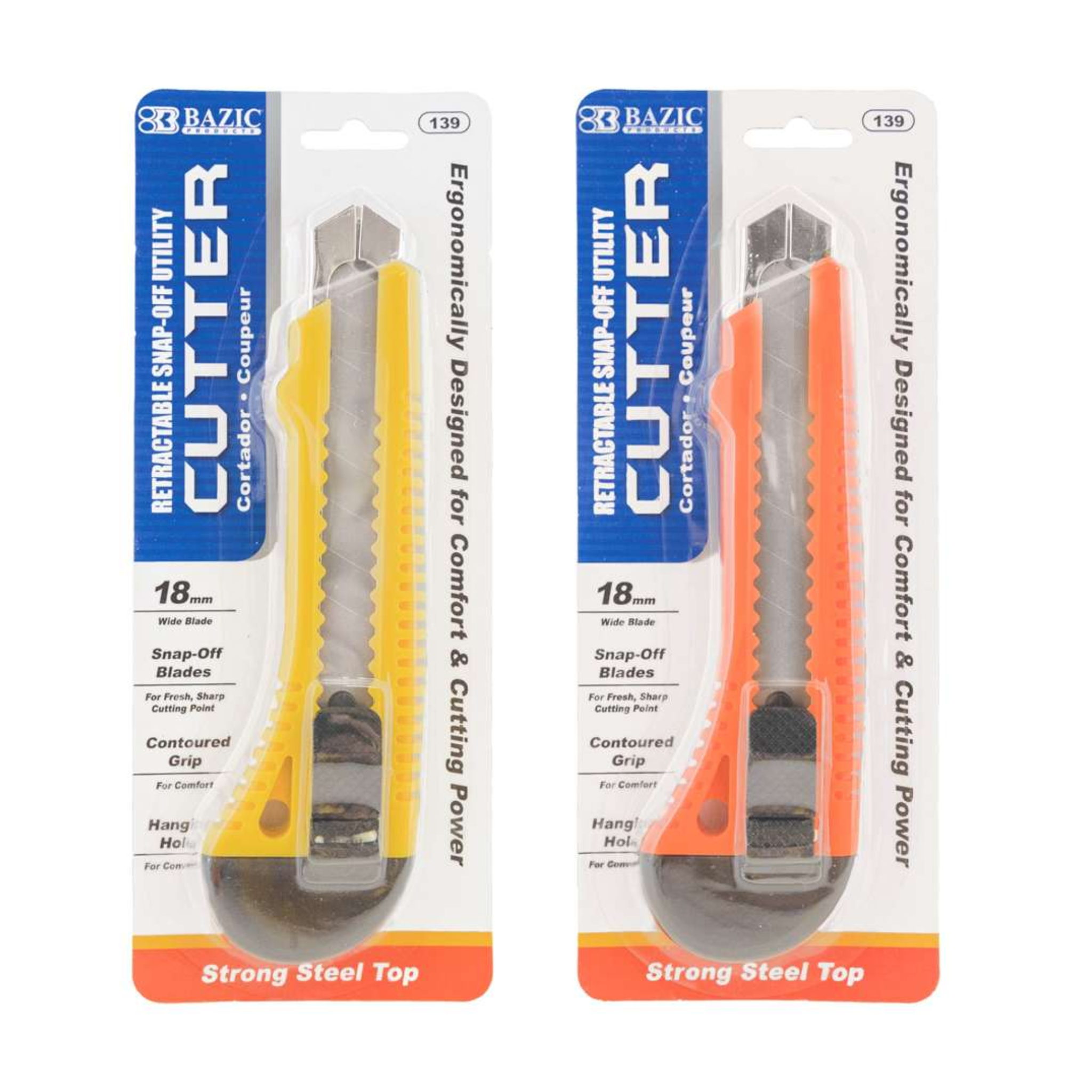 Bazic Retractable Utility Cutter 12/1ct