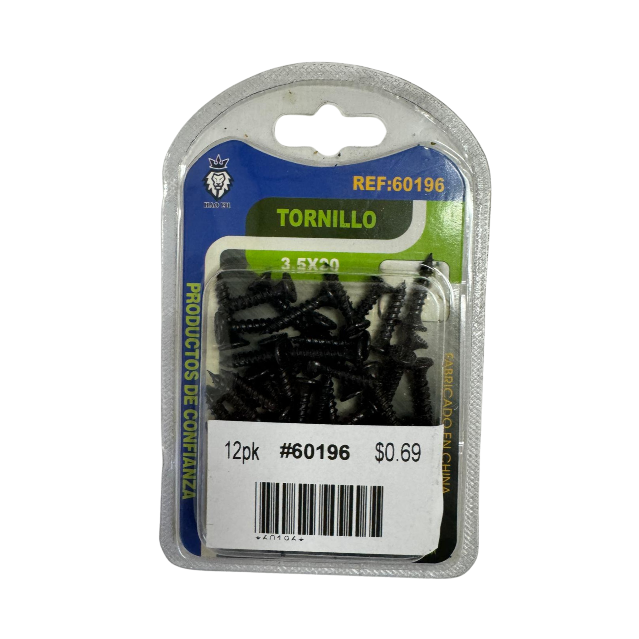 Black Screws 12/3.5x20