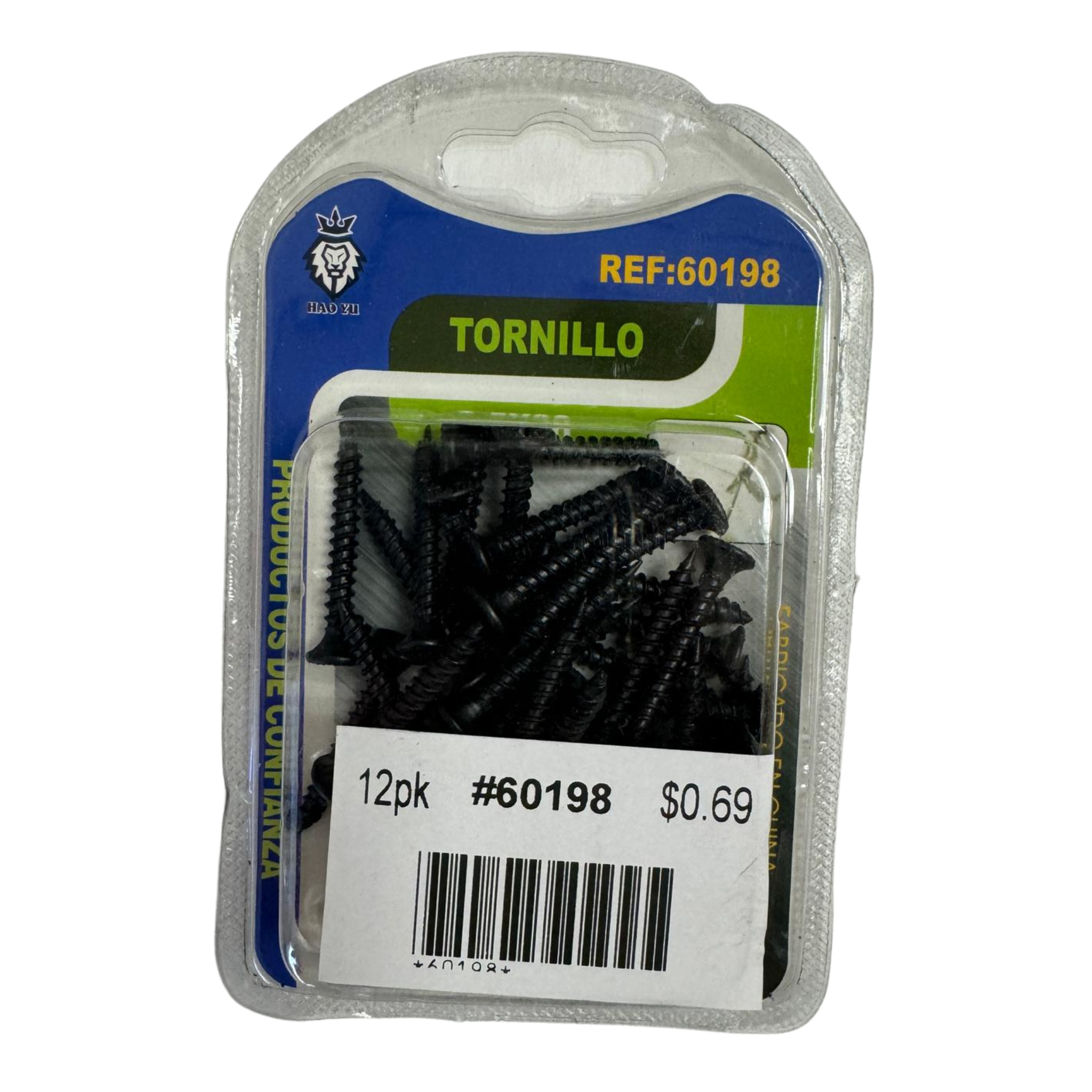 Black Screws 12/3.5x30