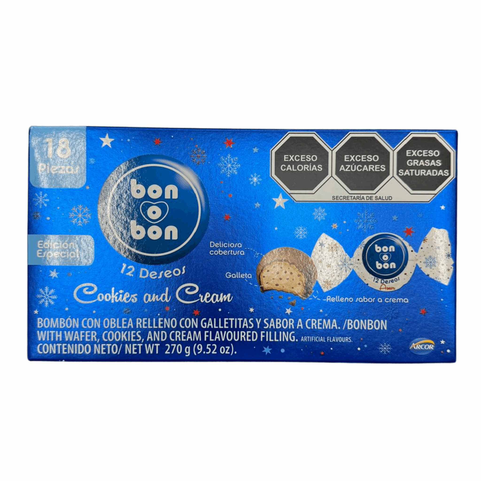 Bon o Bon Cookies & Cream 12/18ct