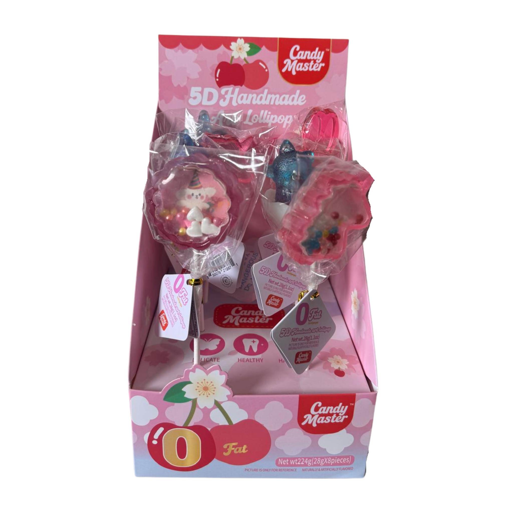 Candy Master 5D Art Hearts Lollipop 8/1ct