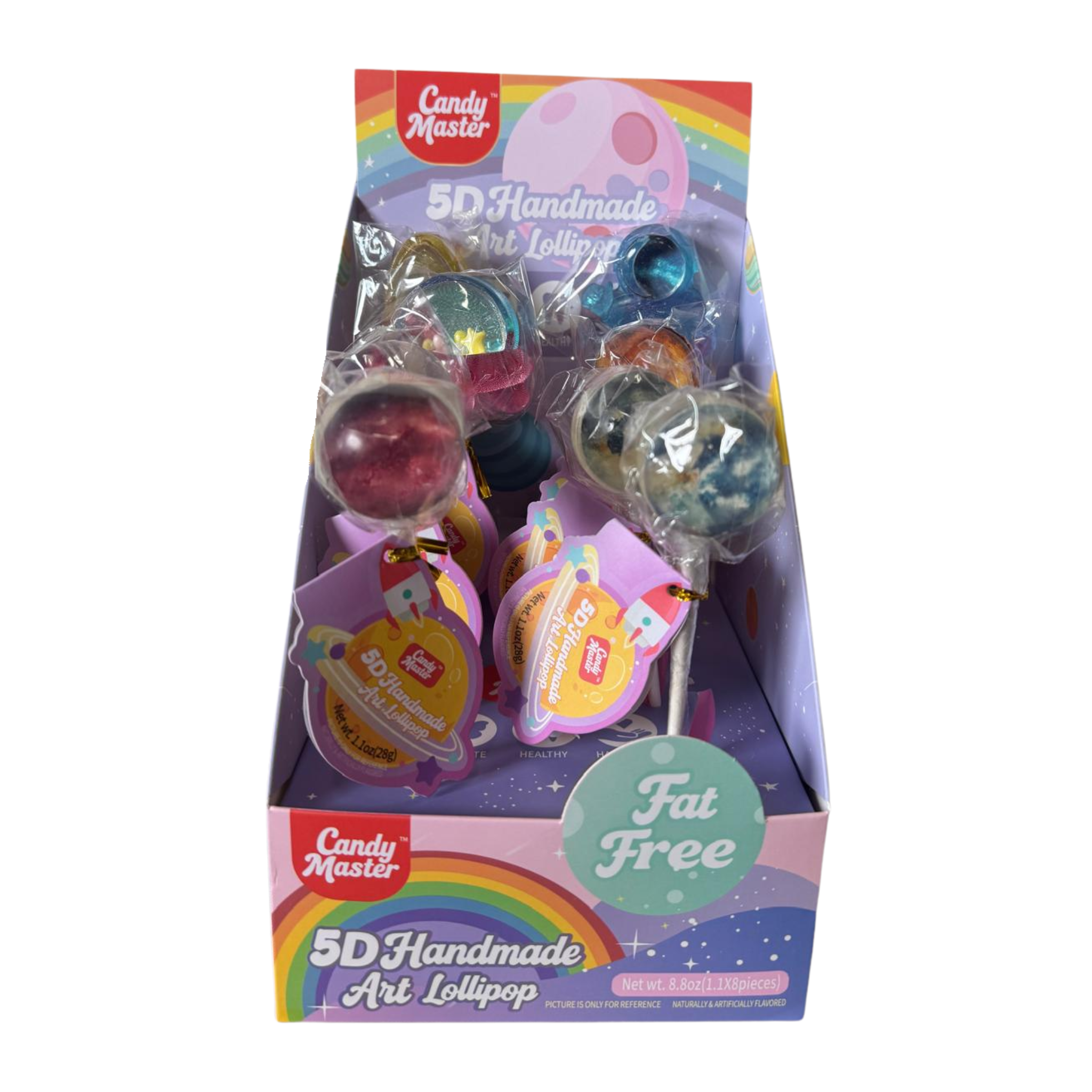Candy Master 5D Art Space Lollipop 8/1ct