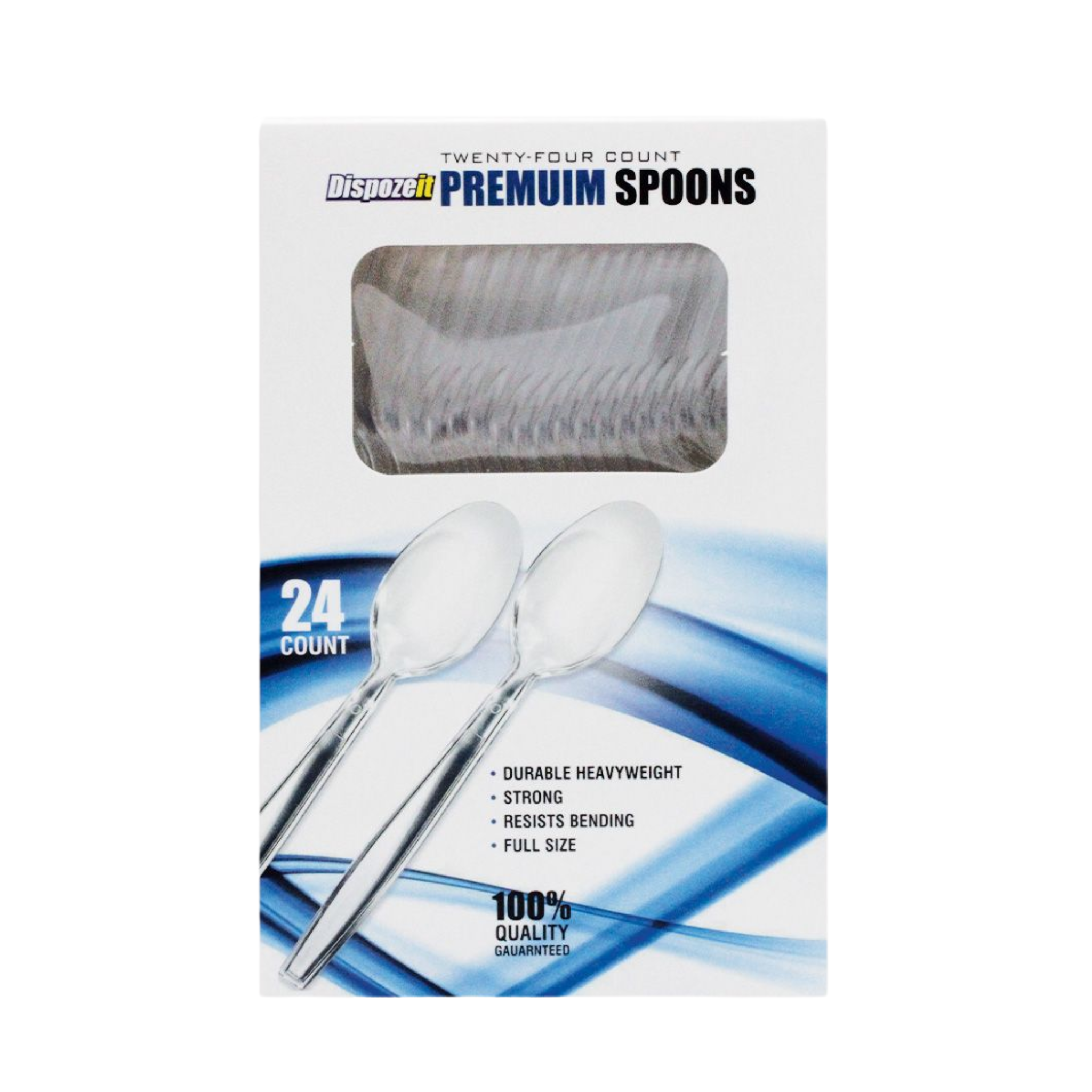 DispozeIt Clear Spoons 12/24ct