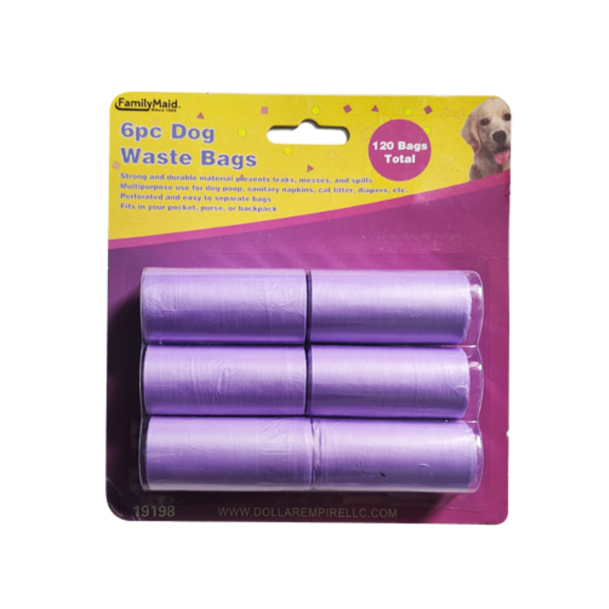 FamilyMaid Dog Waste Bag 12/6ct