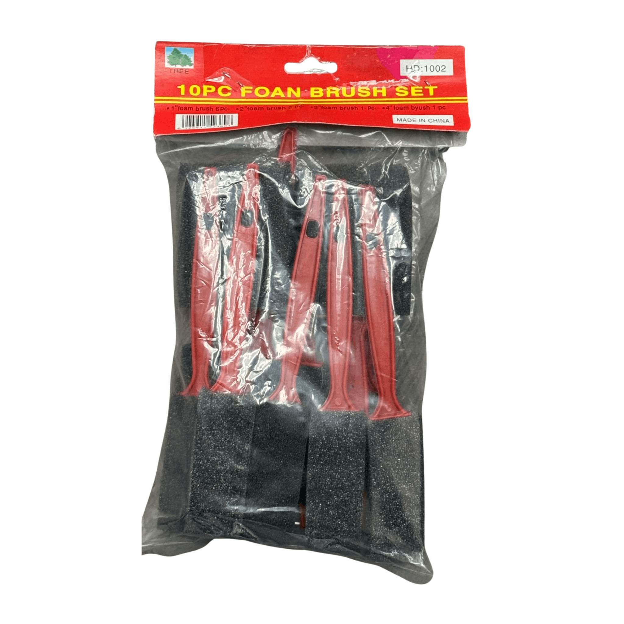 Foam Paint Brush Set 12/10ct