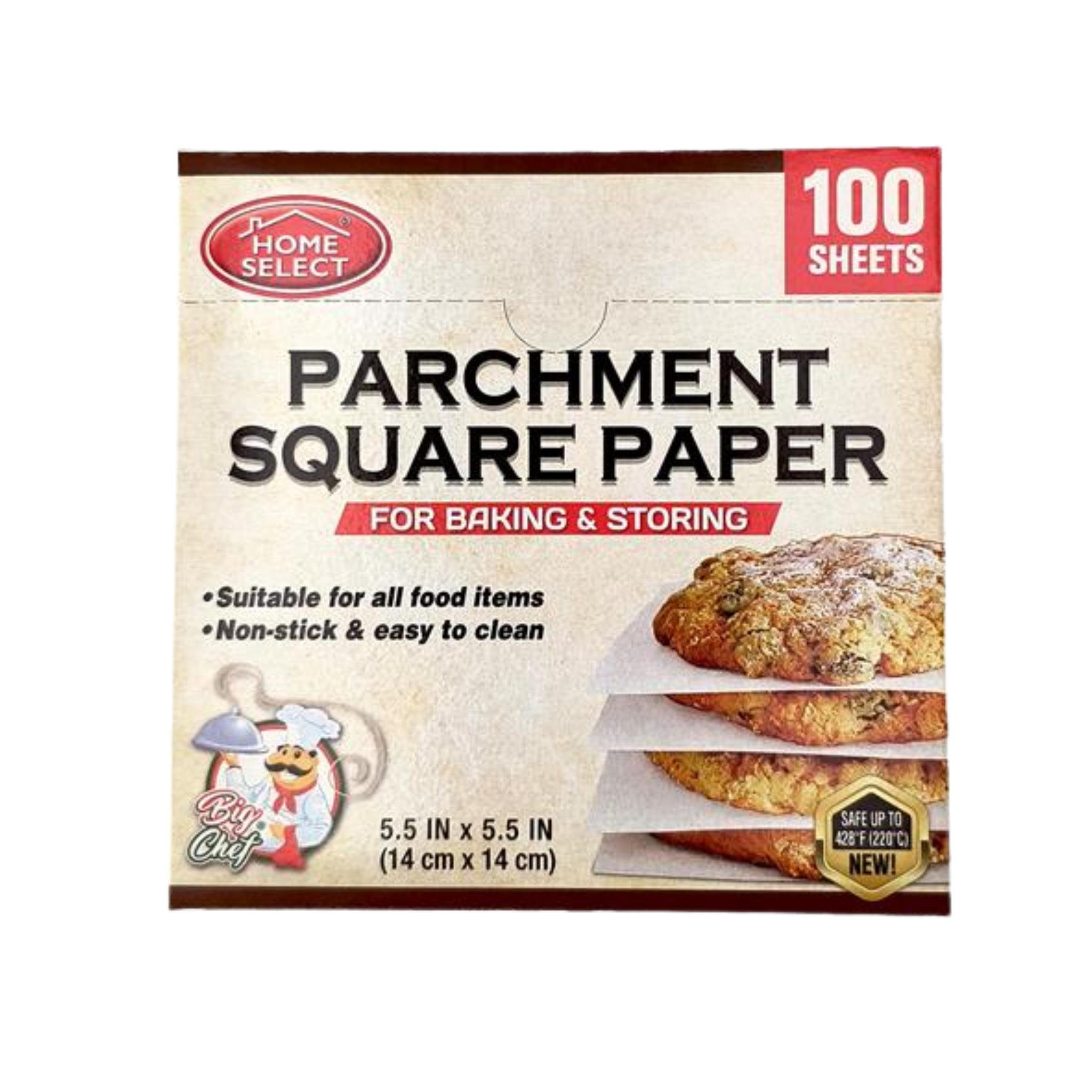 Home Select Parchment Square Papers 12/100ct