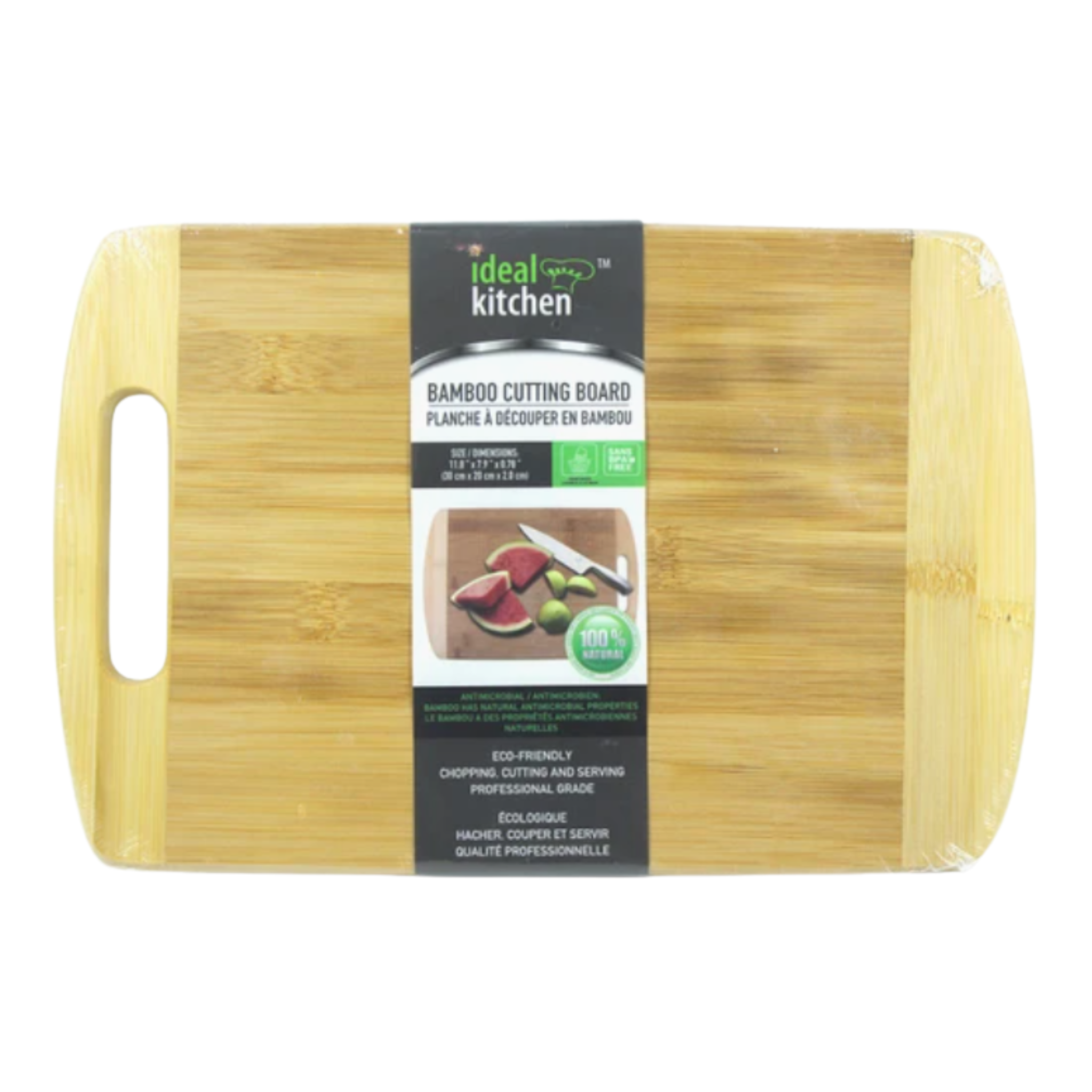 Ideal Kitchen Bamboo Cutting Board 12x8" 6/1ct