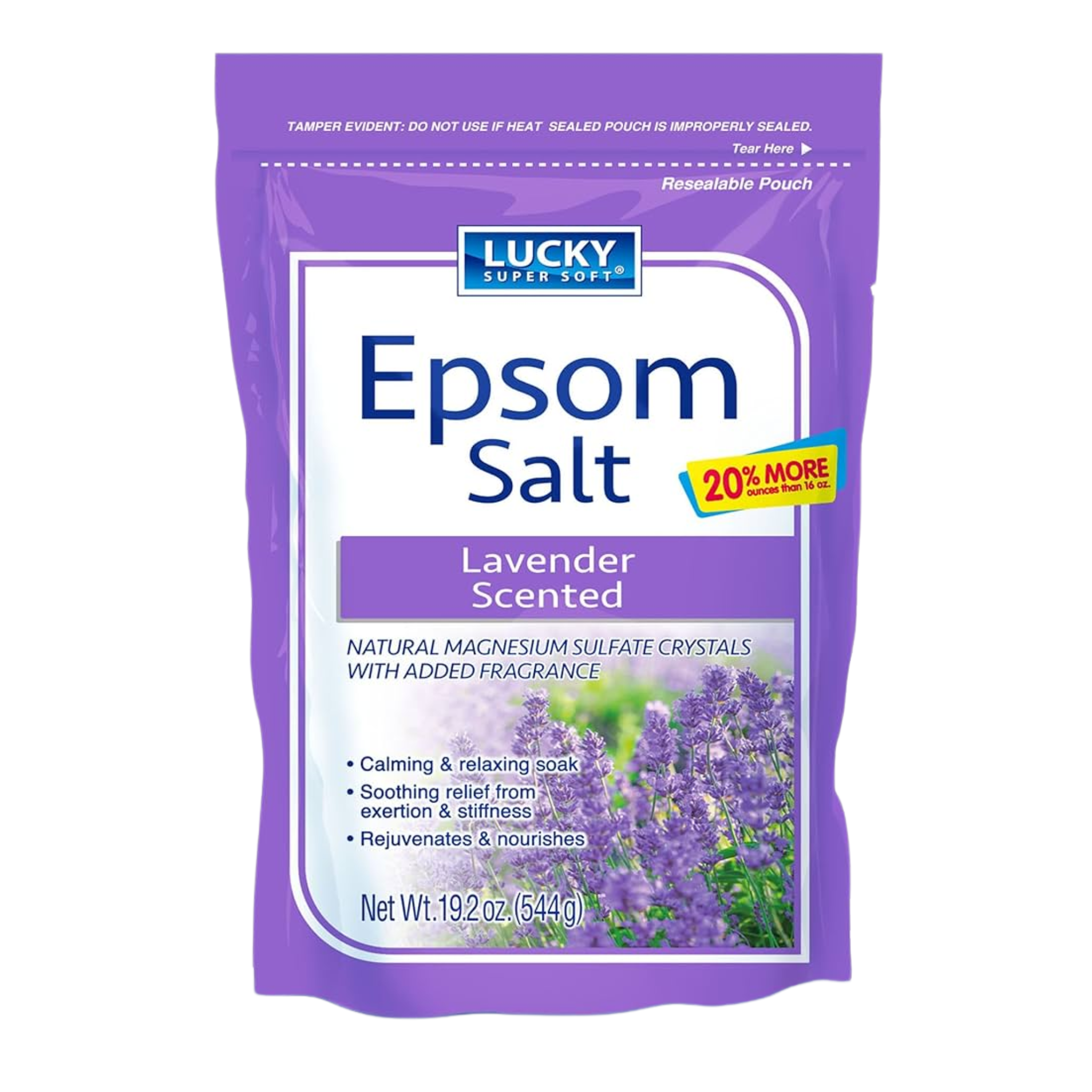Lucky Epsom Salt Lavender 12/16oz
