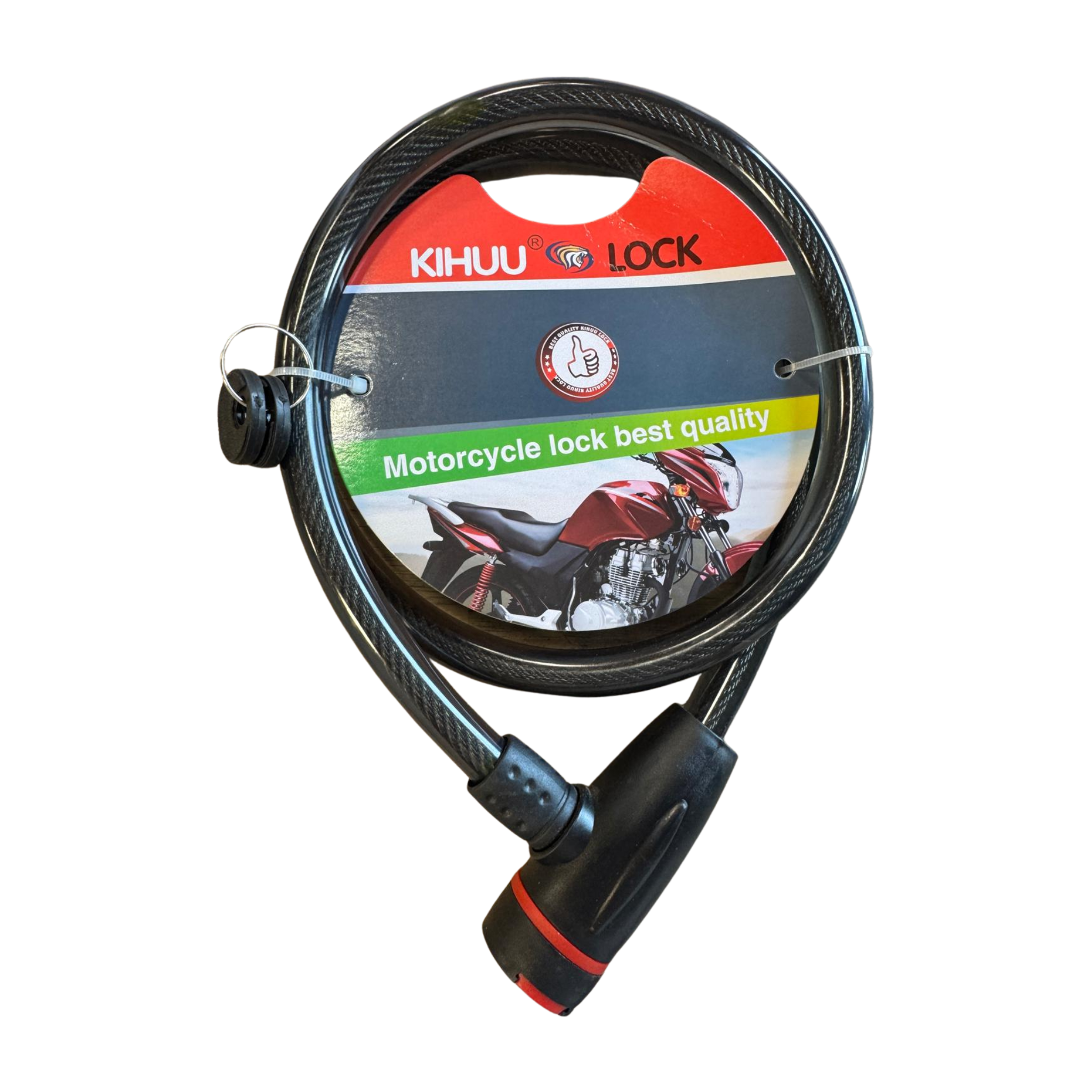 Motorcycle Lock w/ Key 12/1ct