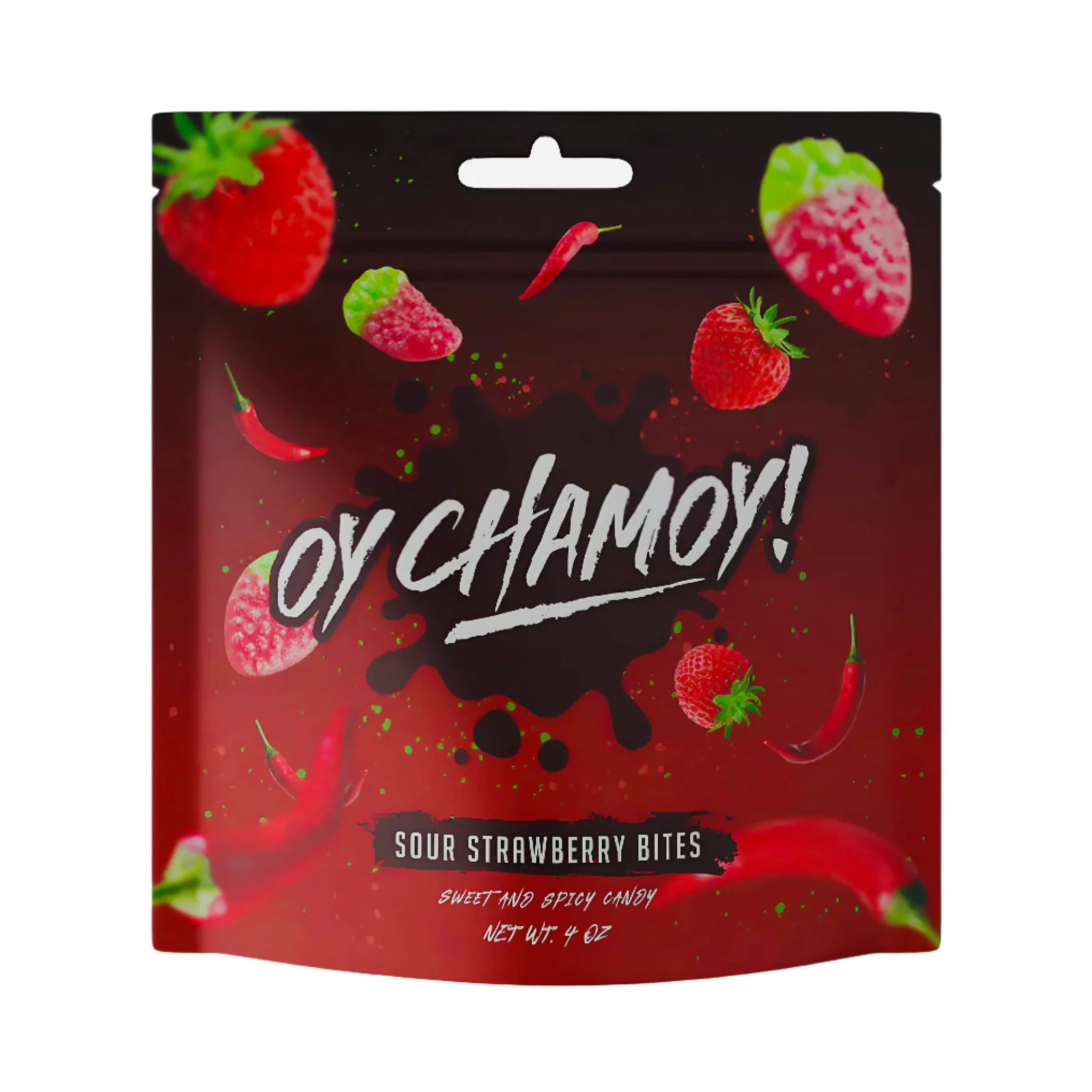 Oy Chamoy Sour Strawberry Bites 4/4oz