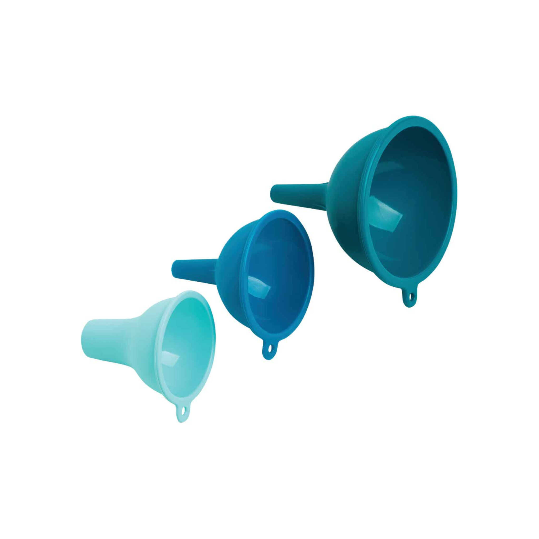 Plastic Kitchen Funnel Set 12/3ct
