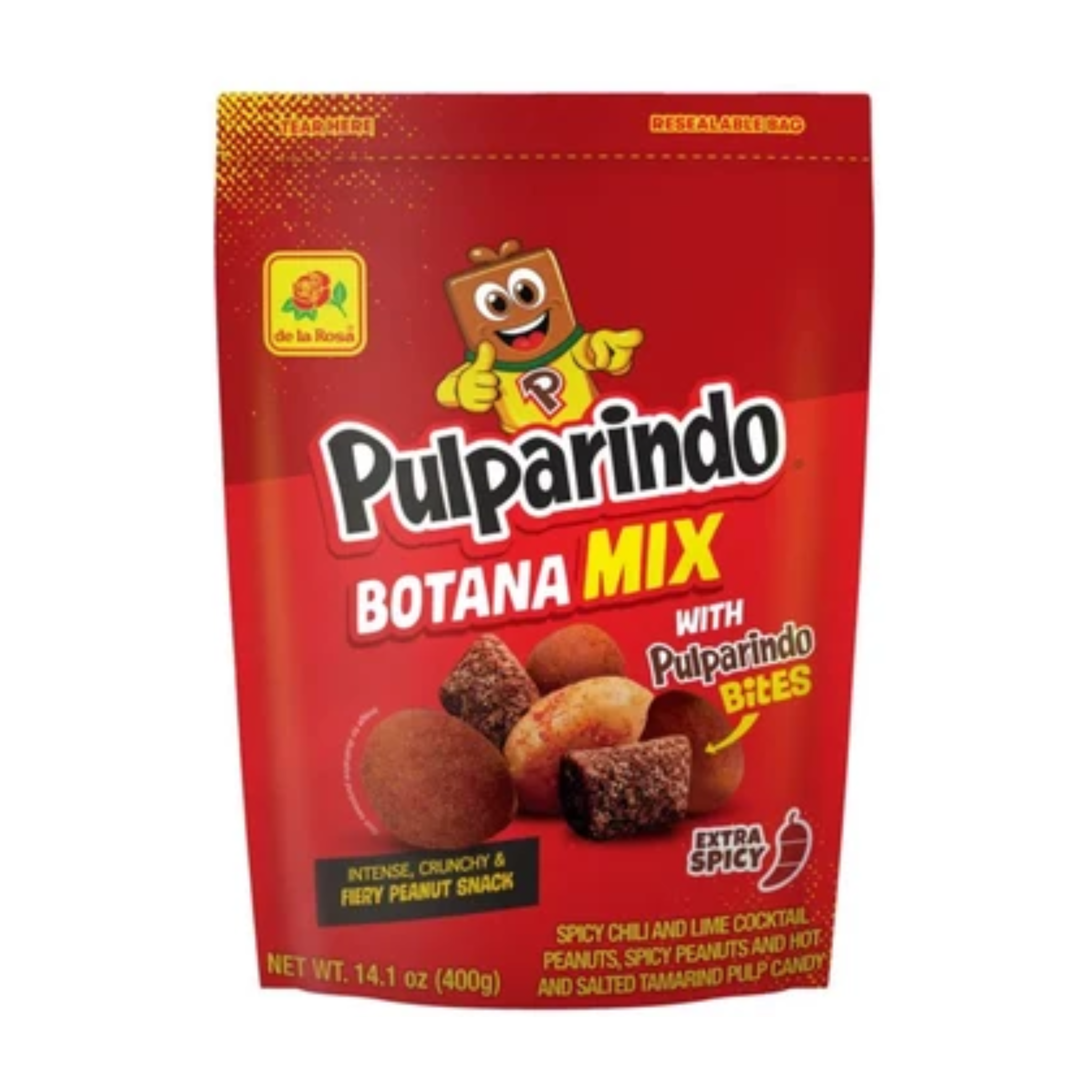 Pulparindo Botana Mix Extra Spicy 14.1oz