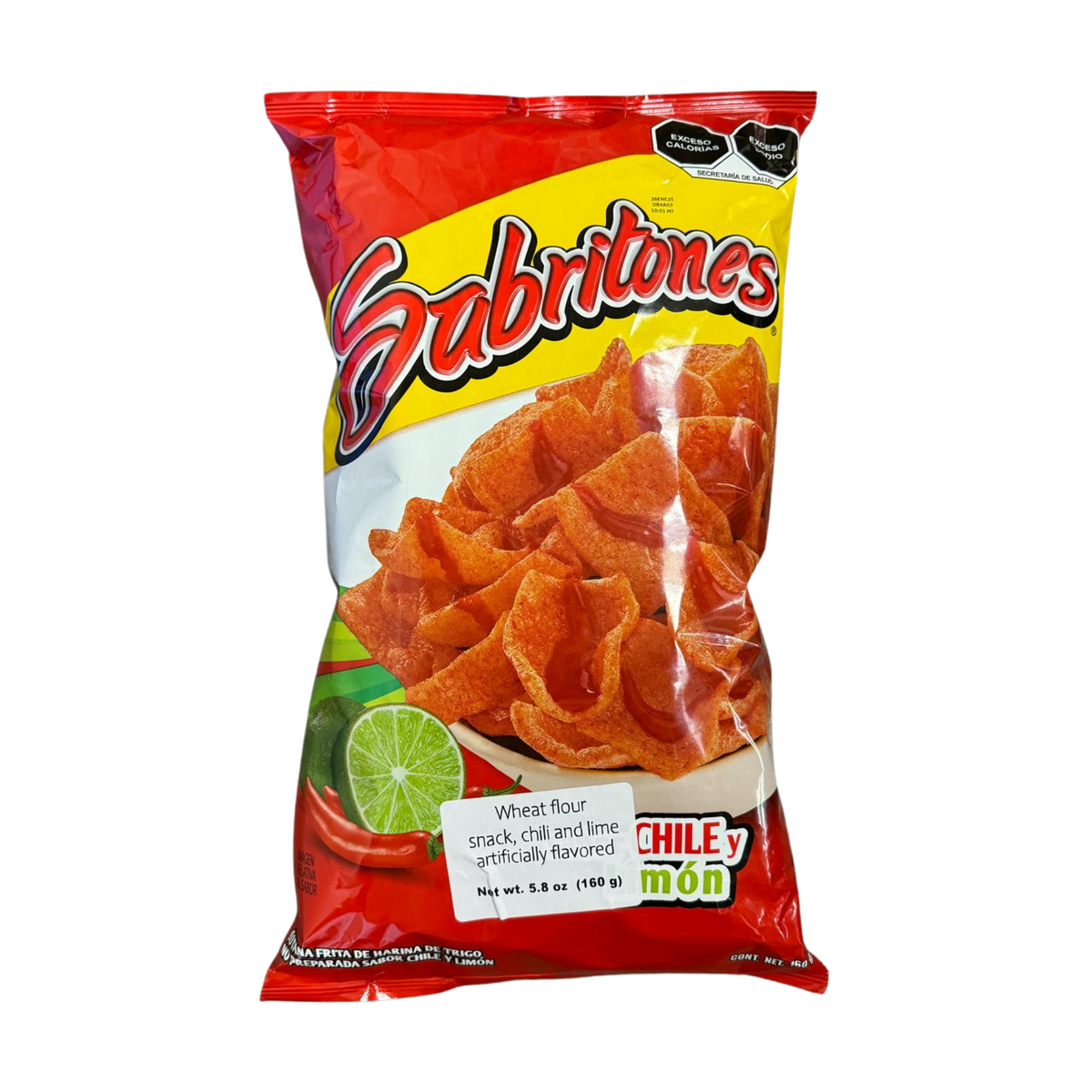 Sabritones Chile y Limón 10/160g