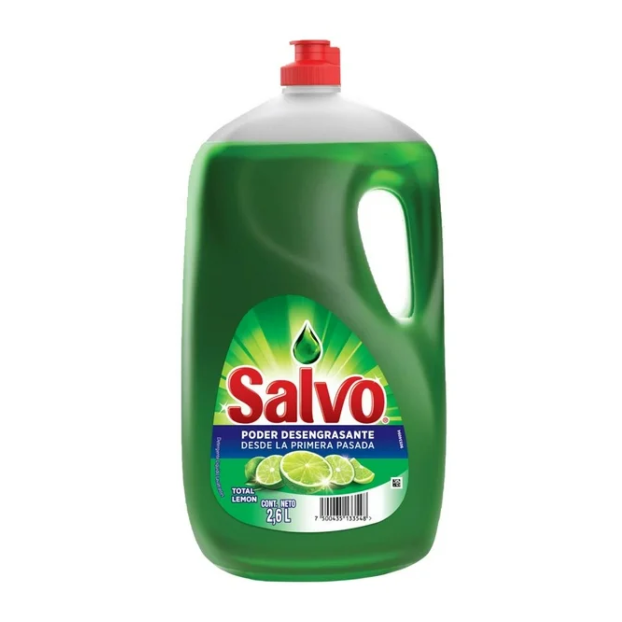 Salvo Lemon Dish Liquid 6/2.6L