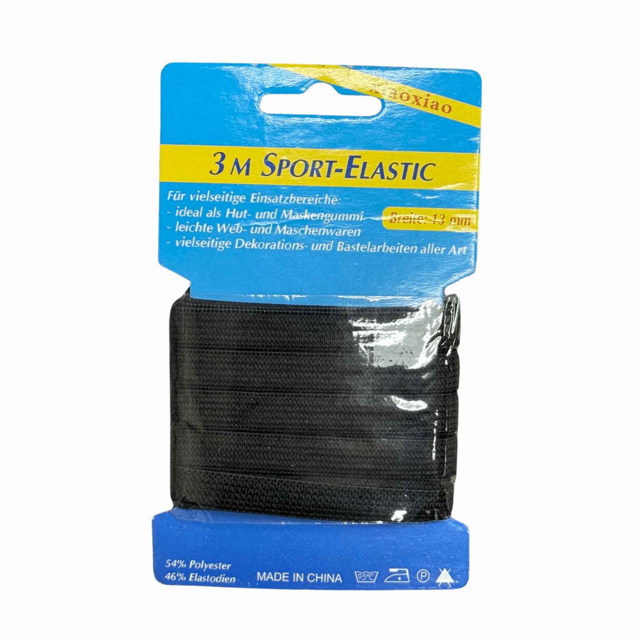 Sport Elastic Band Black 12/3m