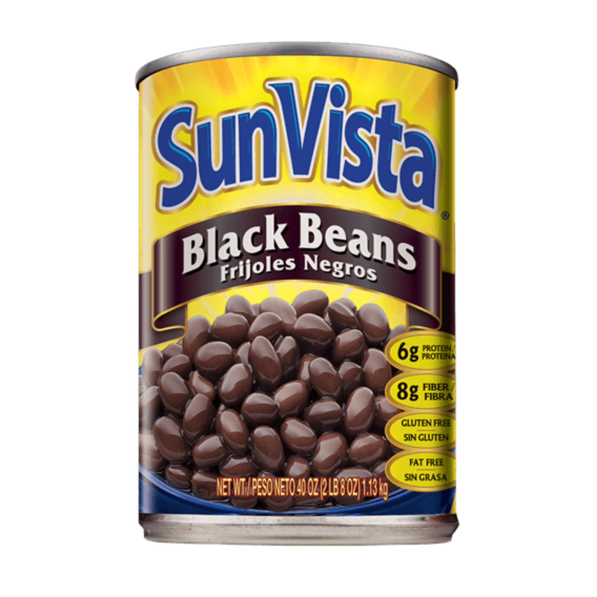 Sun Vista Black Beans 12/40oz