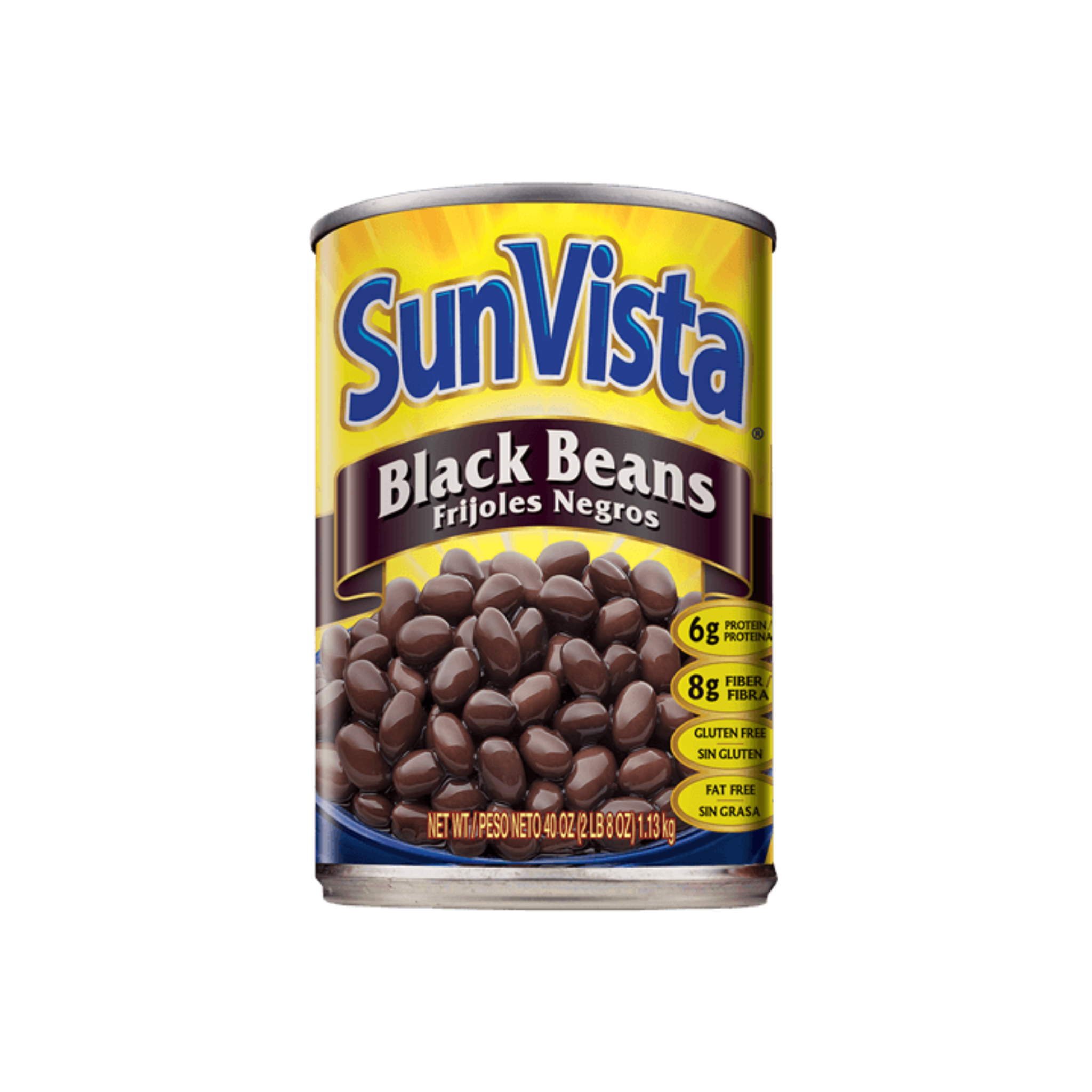 Sun Vista Black Beans 12/40oz