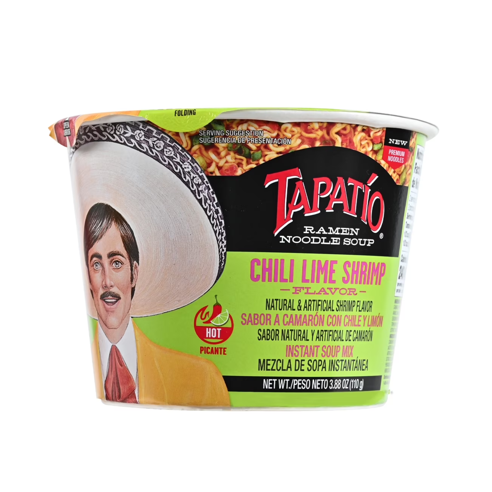 Tapatio Chili Lime Shrimp Ramen 6/1ct