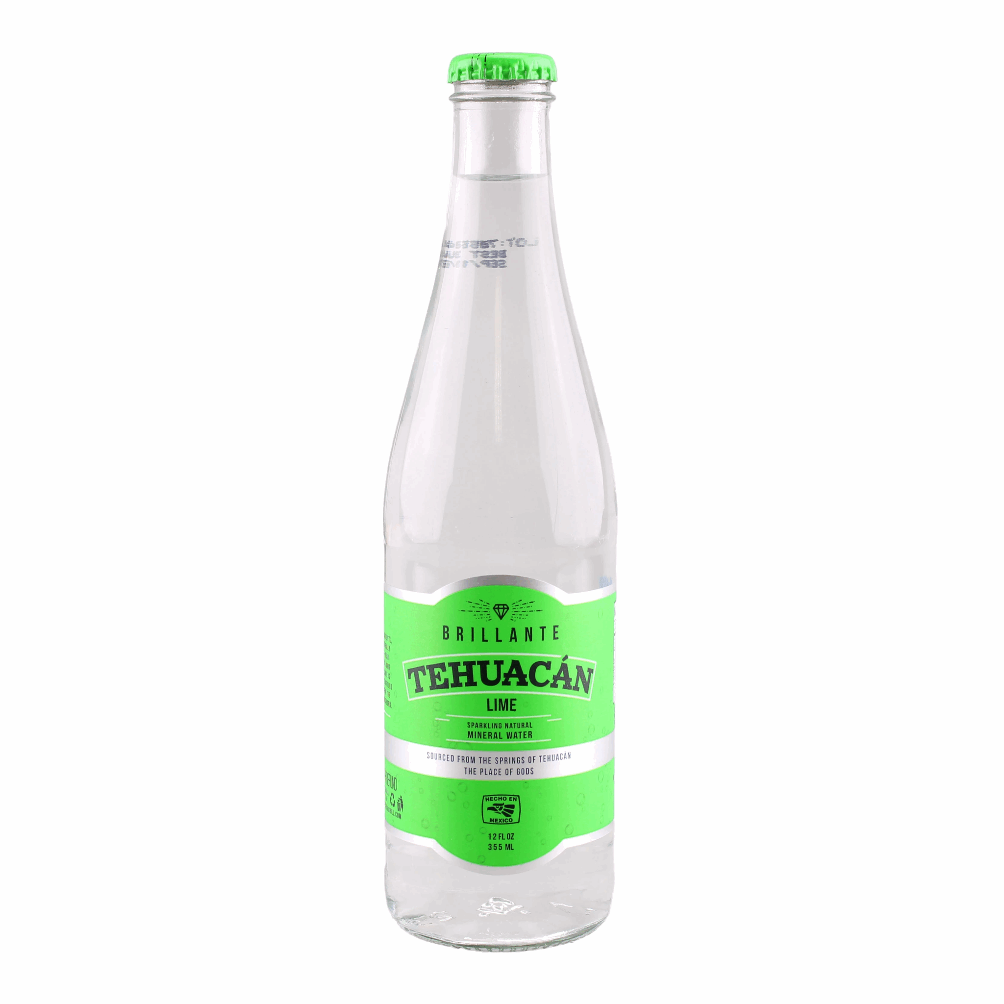 Tehuacan Lime Sparkling Water 12/12oz +0.60CRV