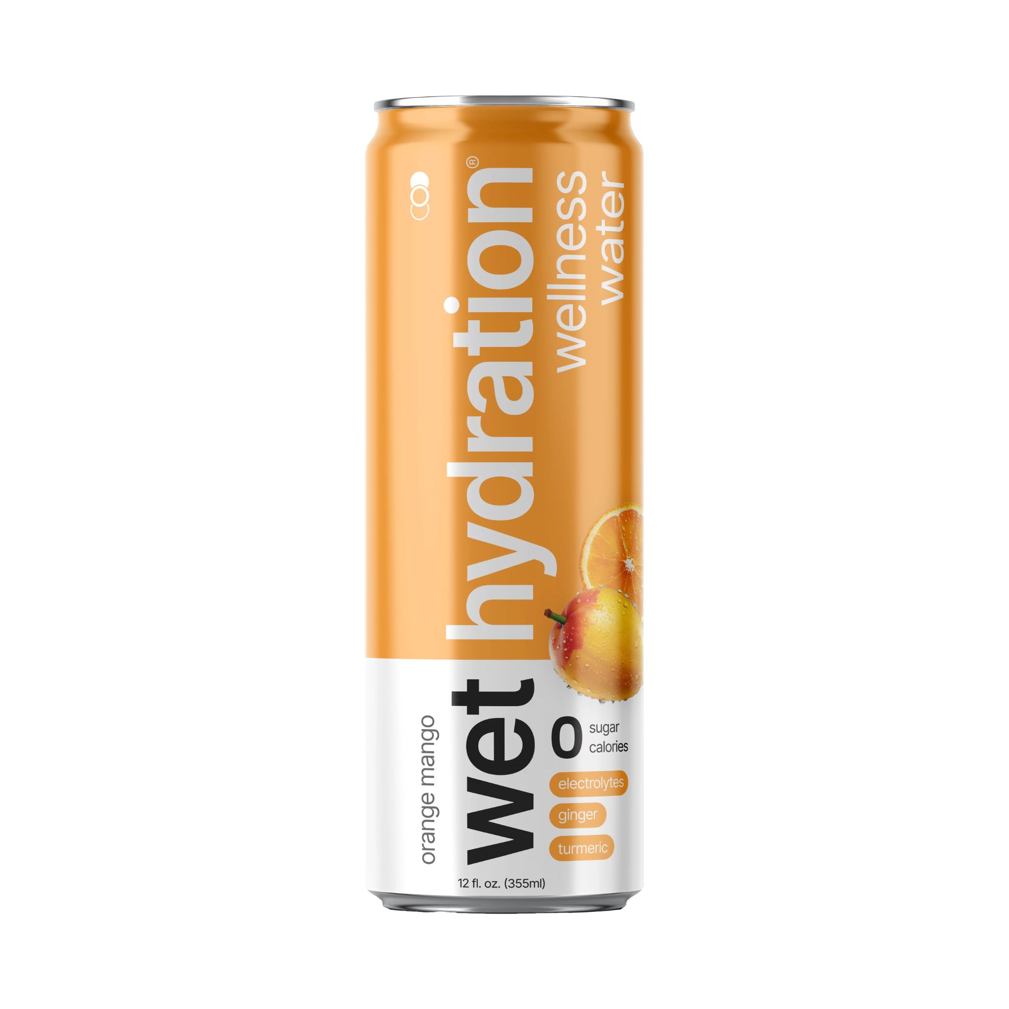 Wet Hydration Wellness Water Orange Mango 12/12oz +0.60CRV