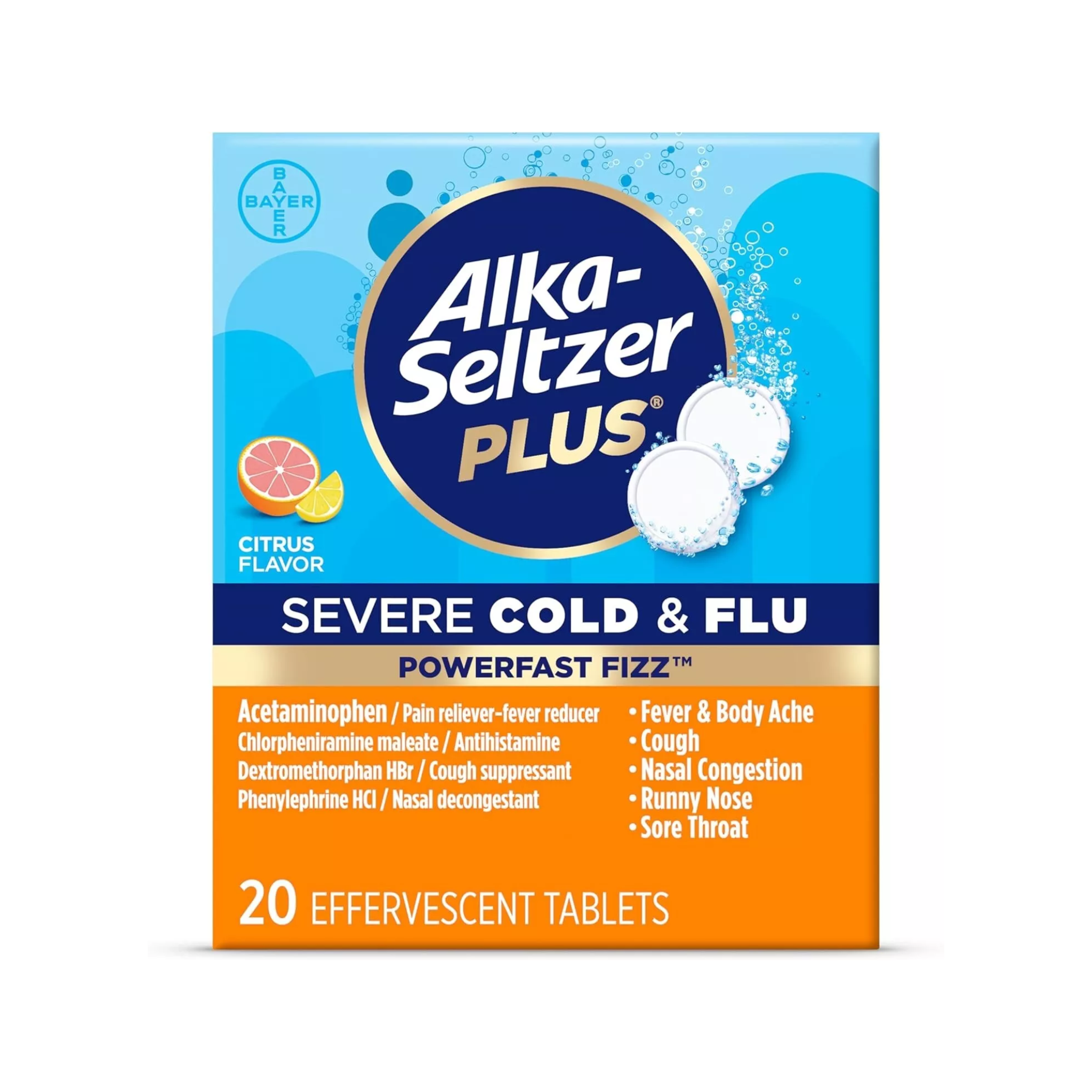 Alka-Seltzer Plus Citrus 20ct