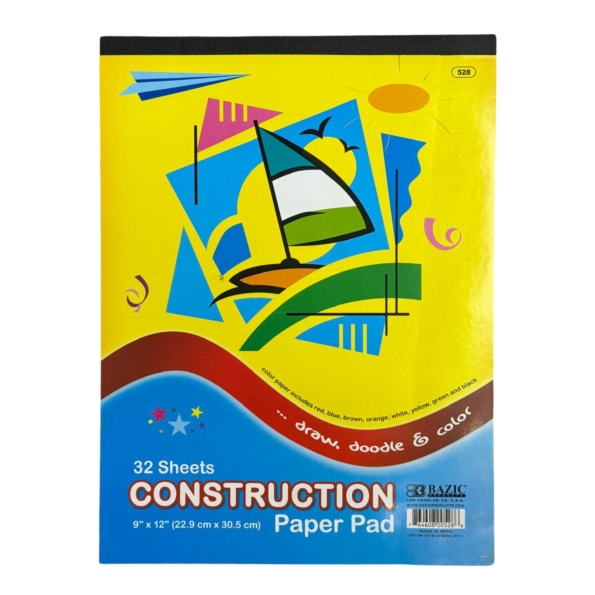 Bazic Construction Paper Pad 9