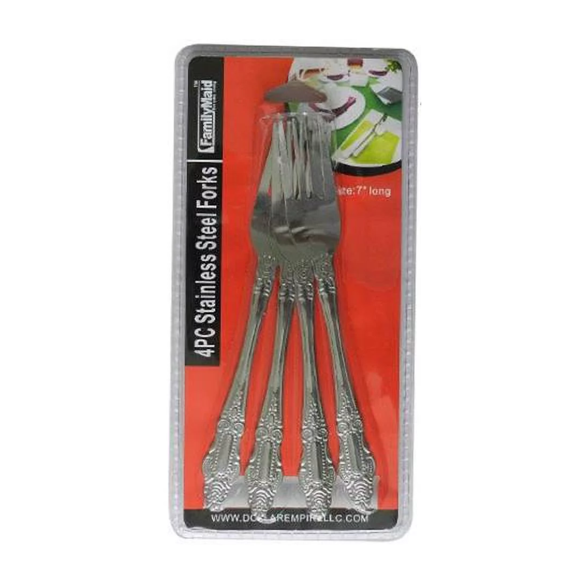 FamilyMaid Steel Fork 12/4ct