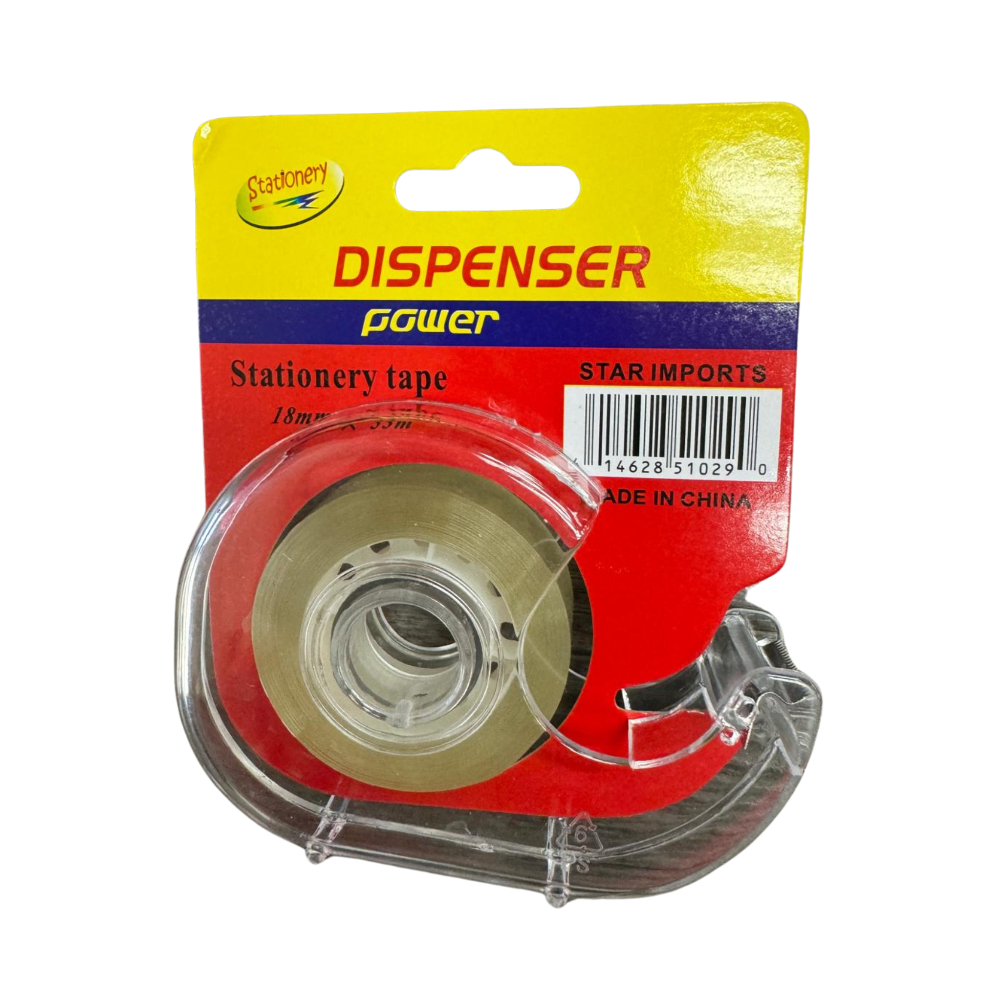 Stationary Clear Tape Dispense 12/1ct