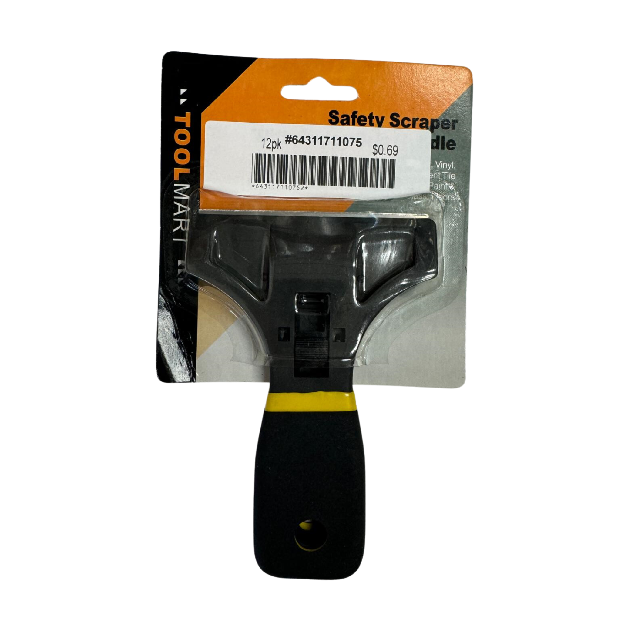 Safety Scraper w/ Handle 12/1ct