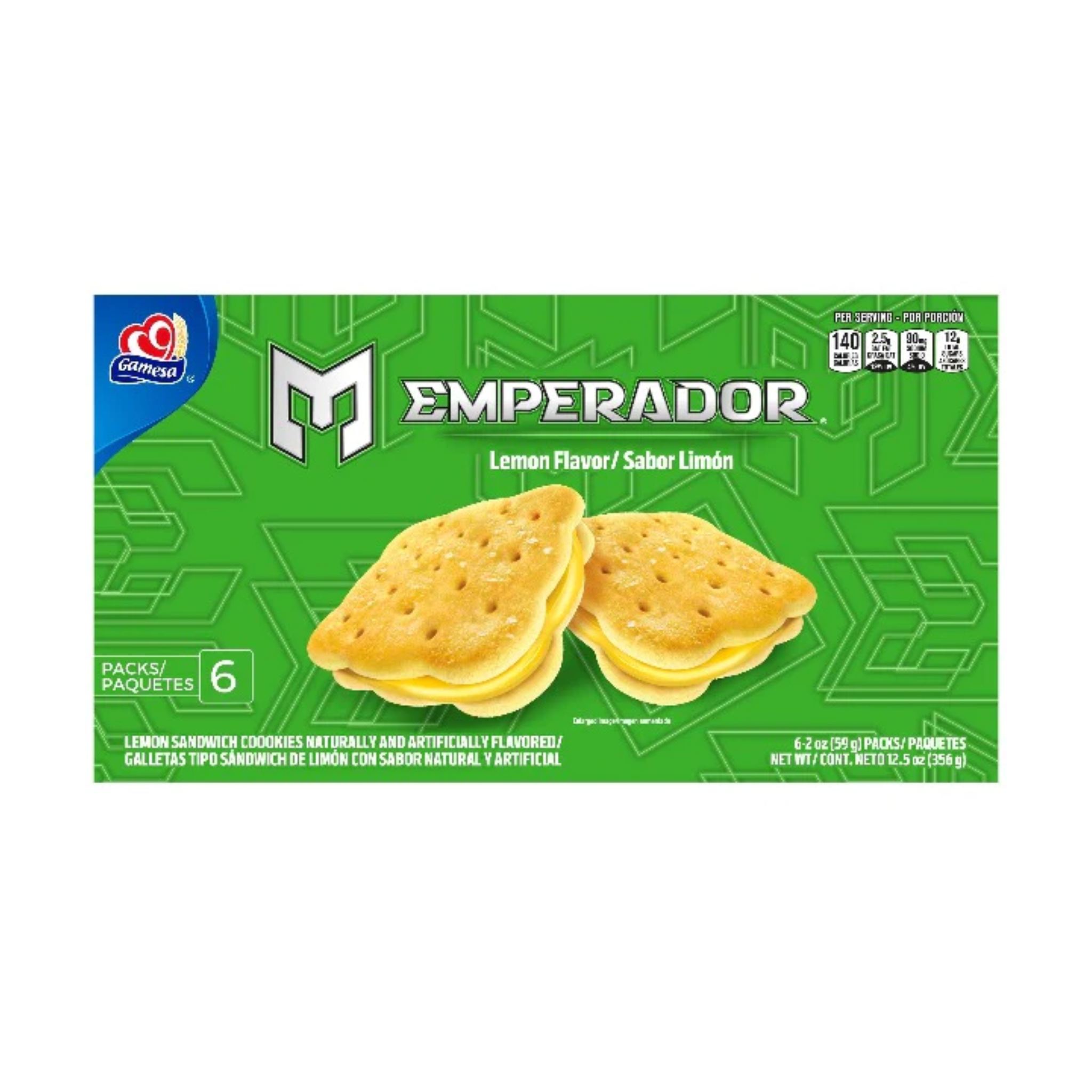 Gamesa Emperador Lemon/Lime 12/12.5oz