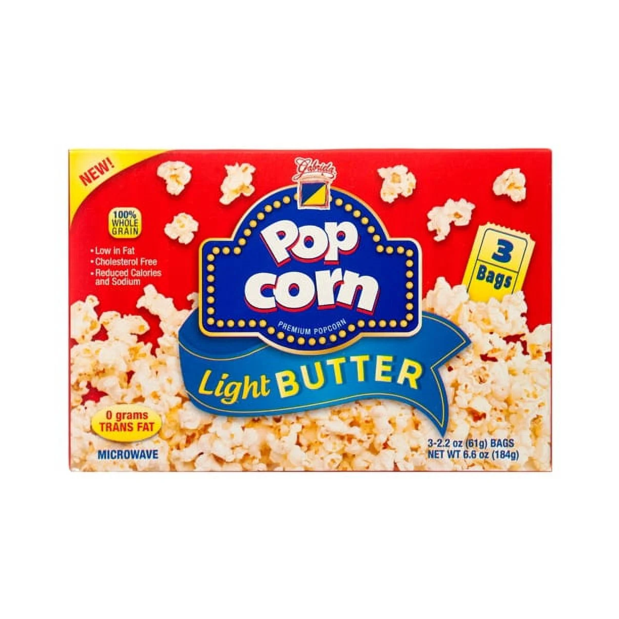 Gabriela PopCorn Light Butter 12/2.2oz