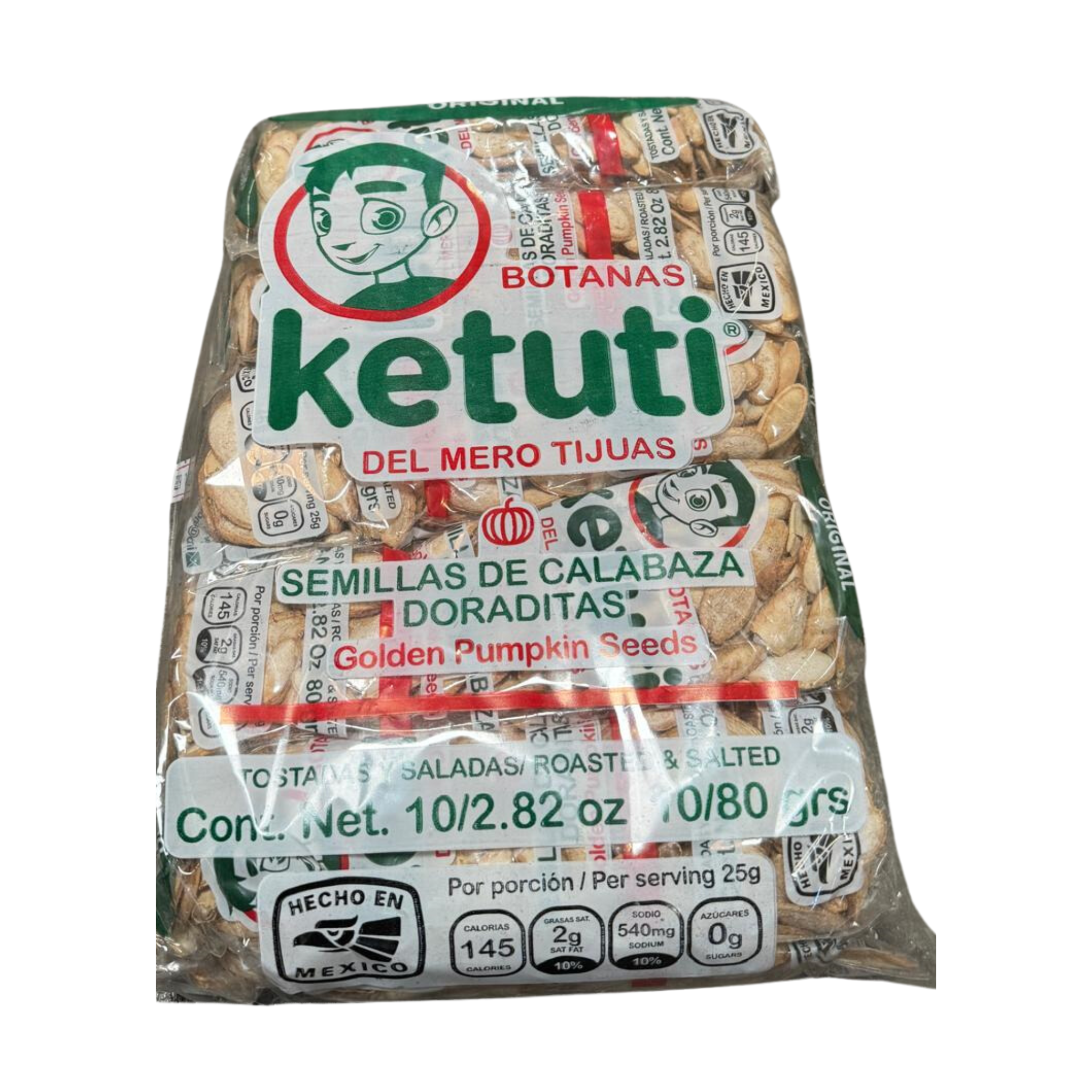 Ketuti Golden Pumpkin Seeds 2.82oz