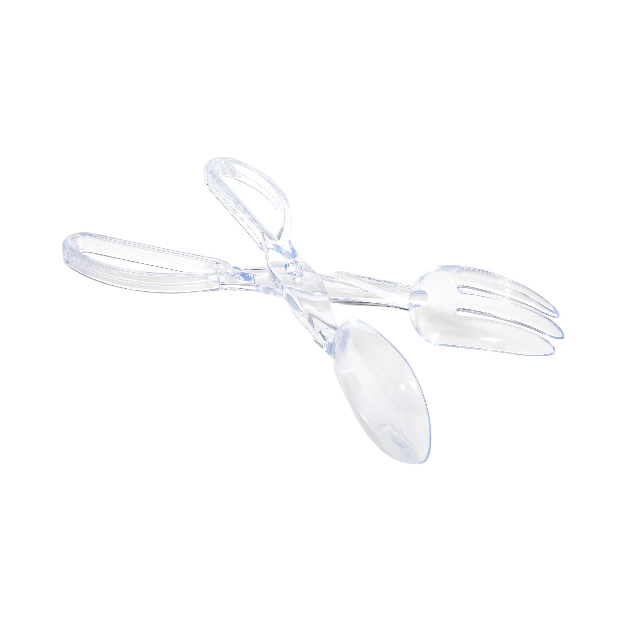 Salad Spoon Tong Clear 12/1ct