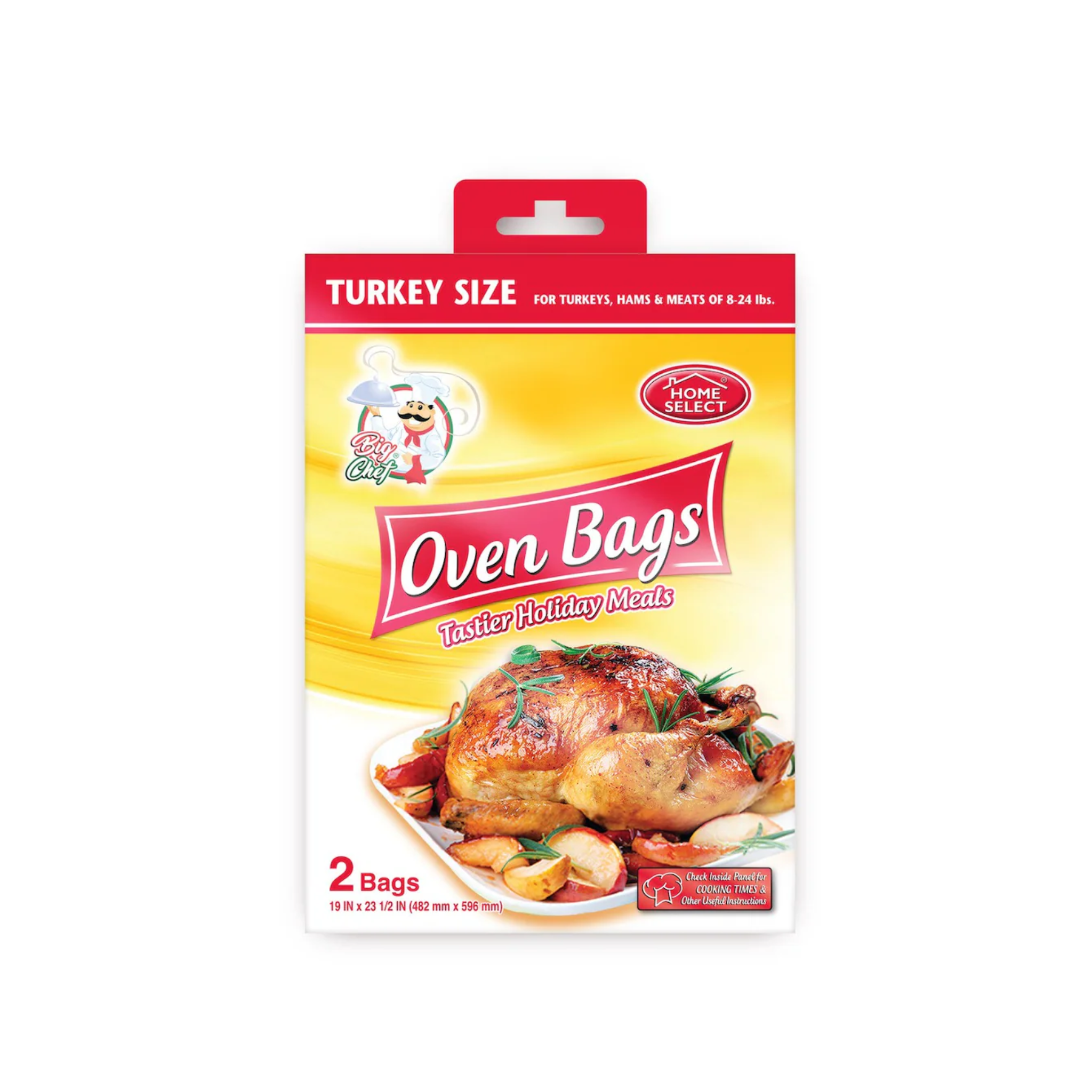 Home Select Oven Turkey Bags 24/2ct