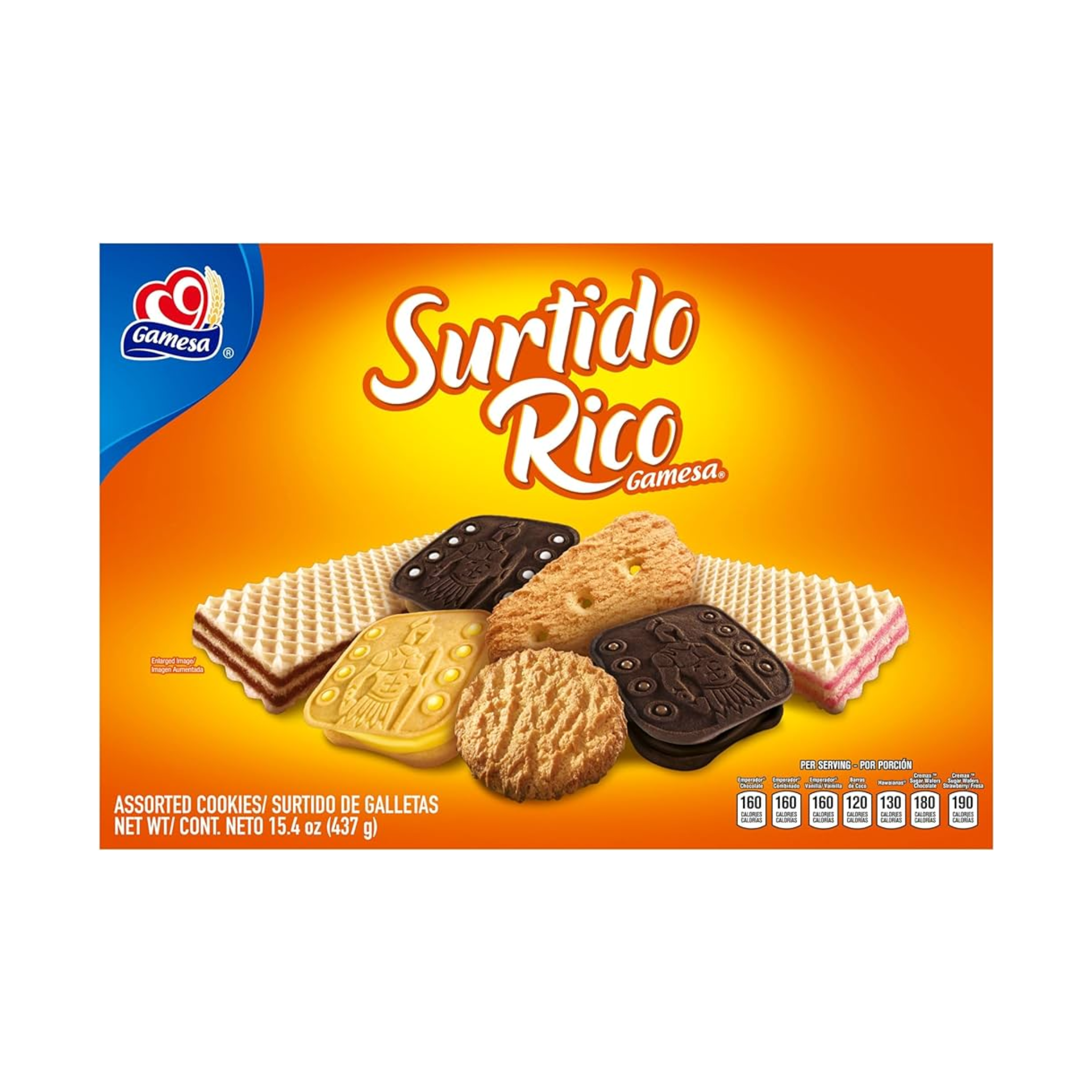Gamesa Surtido Rico Assorted Cookies 12/15.4oz