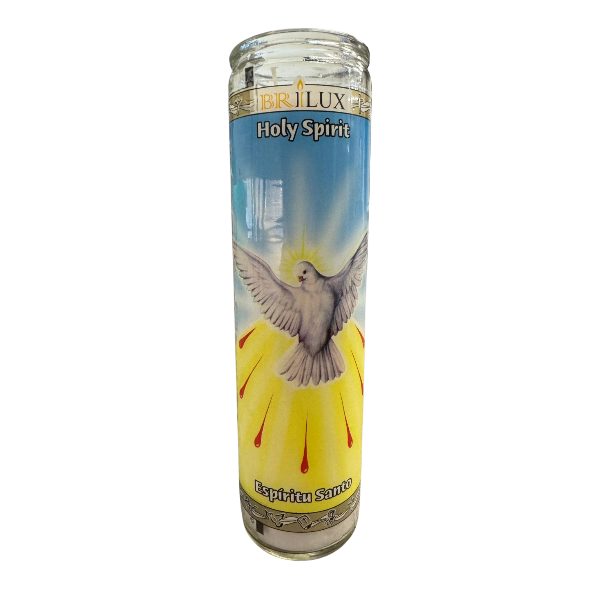 Religious Candle Espiritu Santo 12/1ct