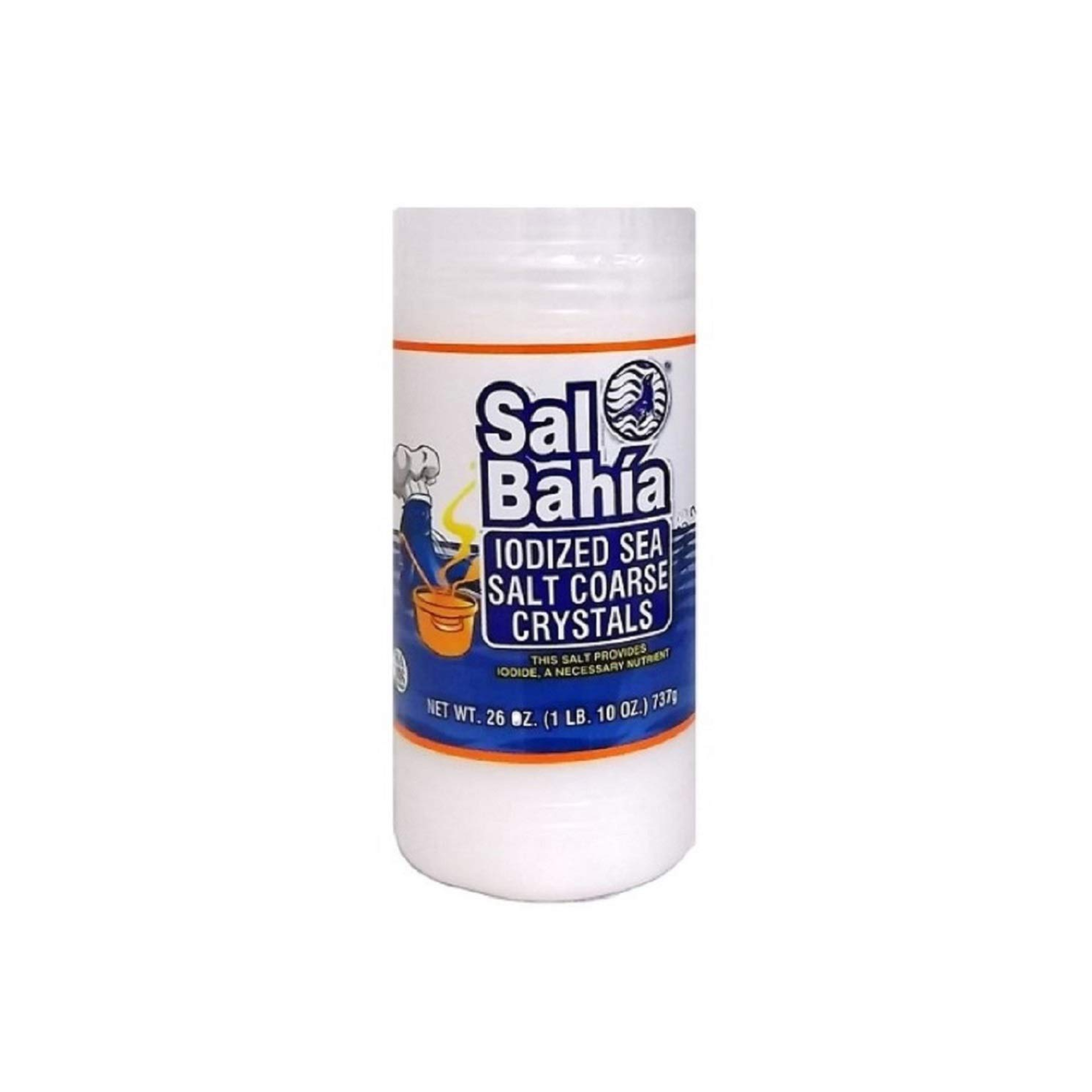 Sal Bahia Iodized Sea Salt Coarse Crystals 12/1.6L
