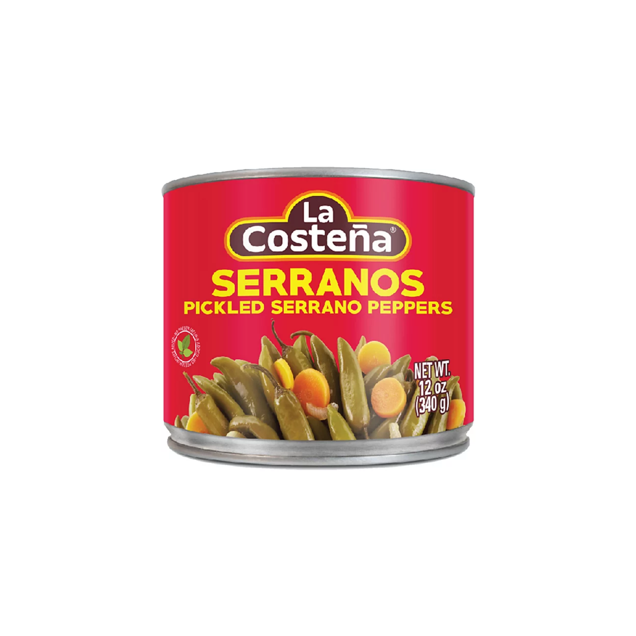 Costena Serranos 12/12oz