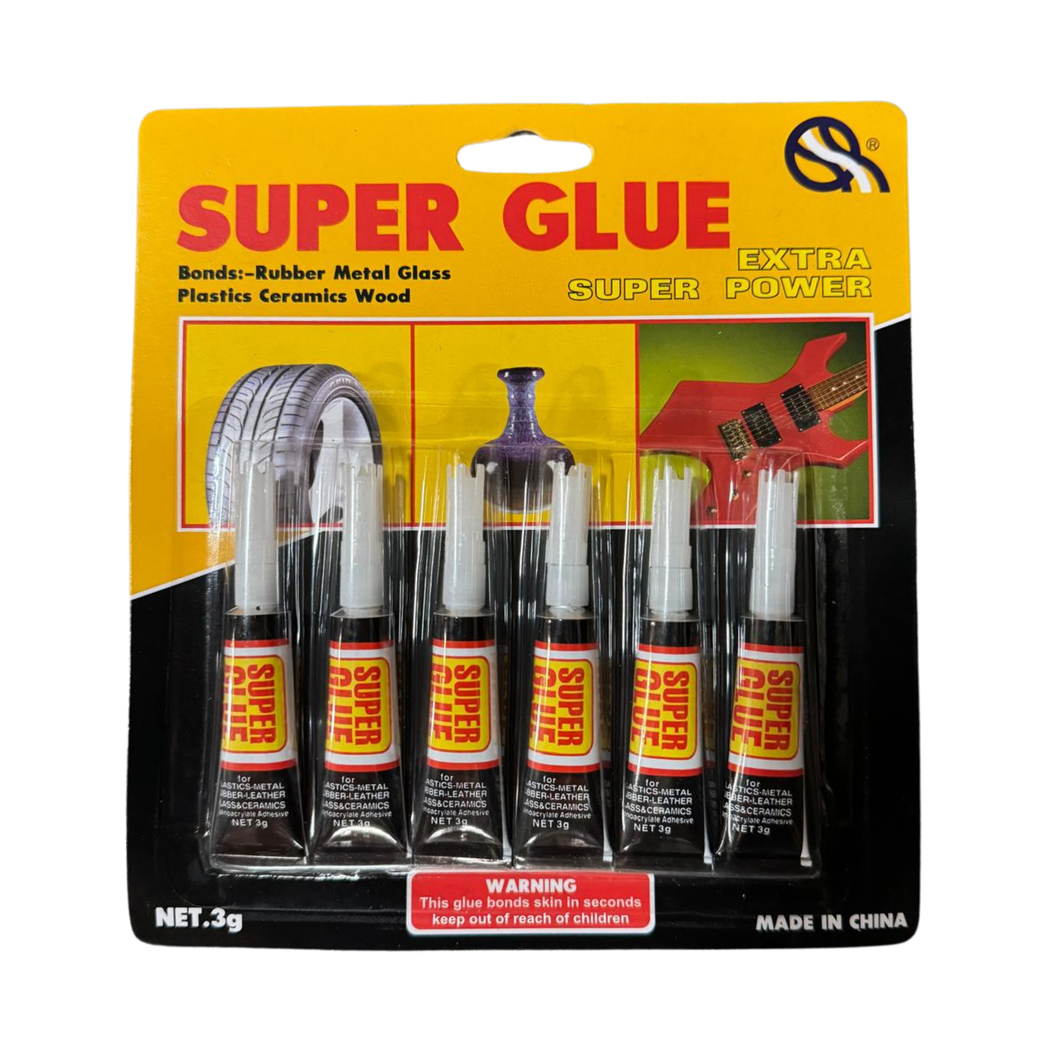 Super Glue Extra Power 12/6ct
