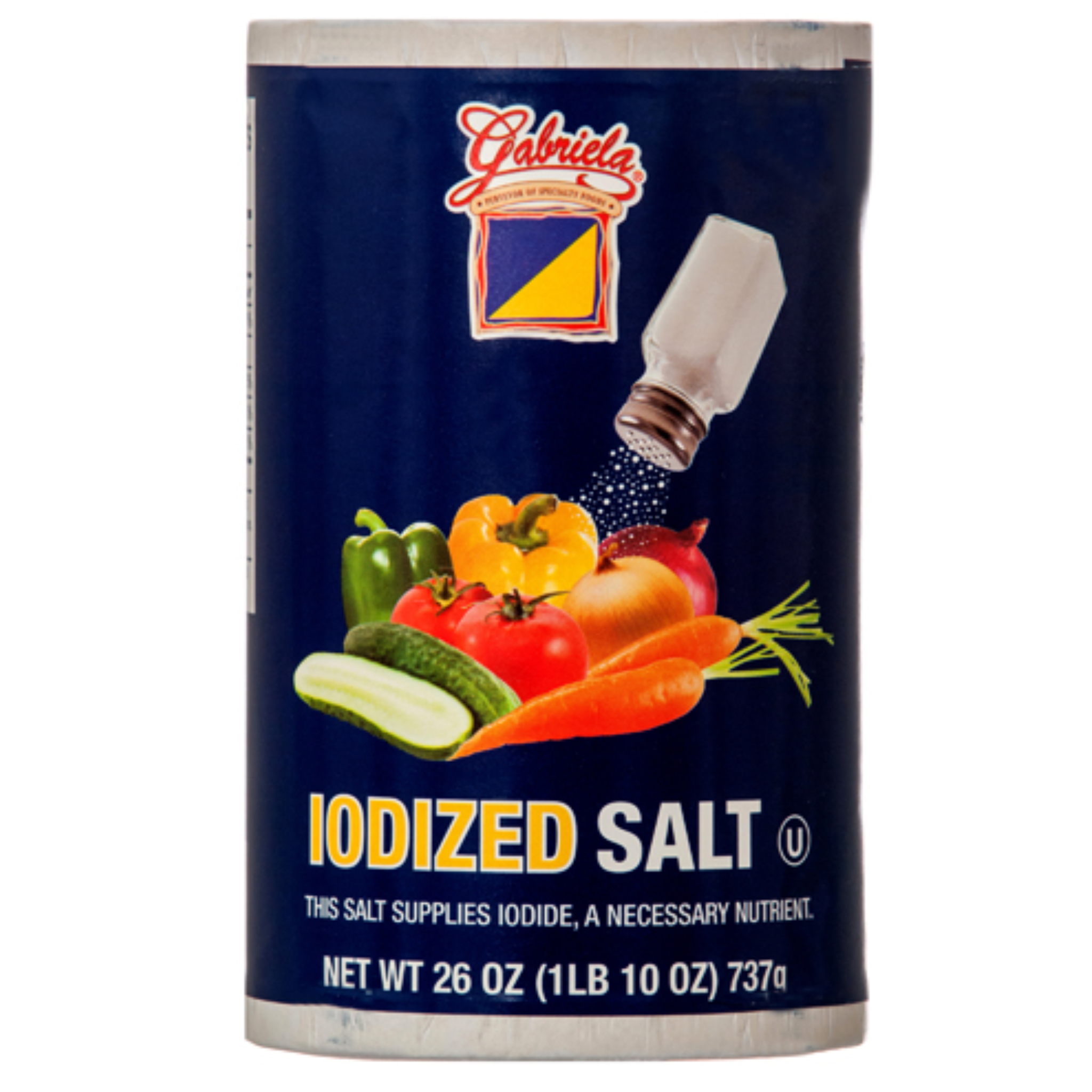 Gabriela Iodized Salt 24/26oz