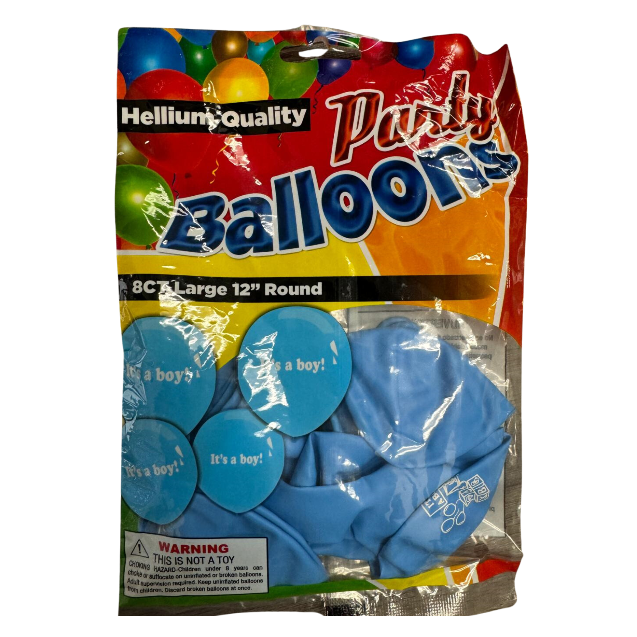 Balloons Its A Boy 12/8ct