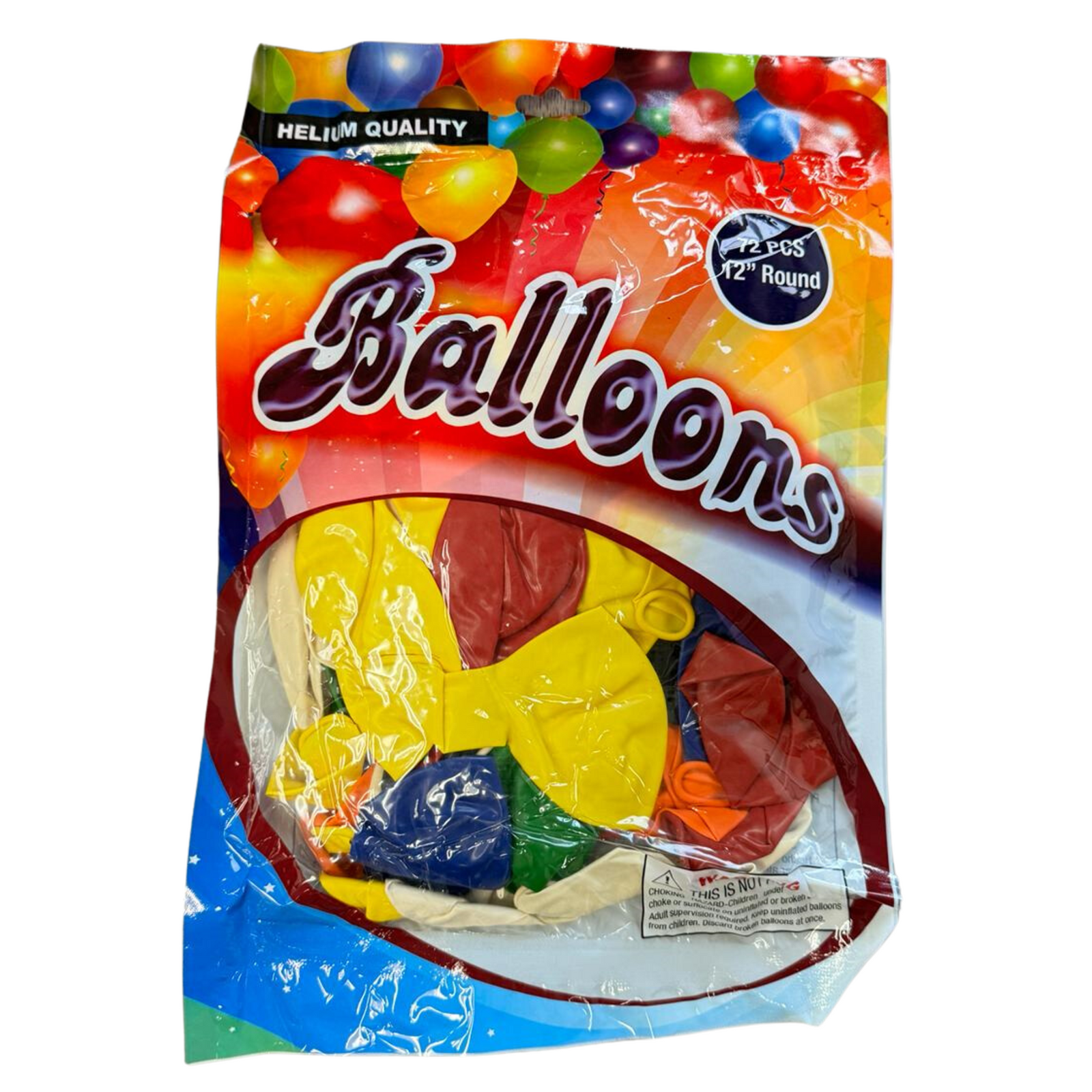 Balloons Assorted Color 3/72ct