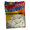 Balloons White Metallic 12/10ct