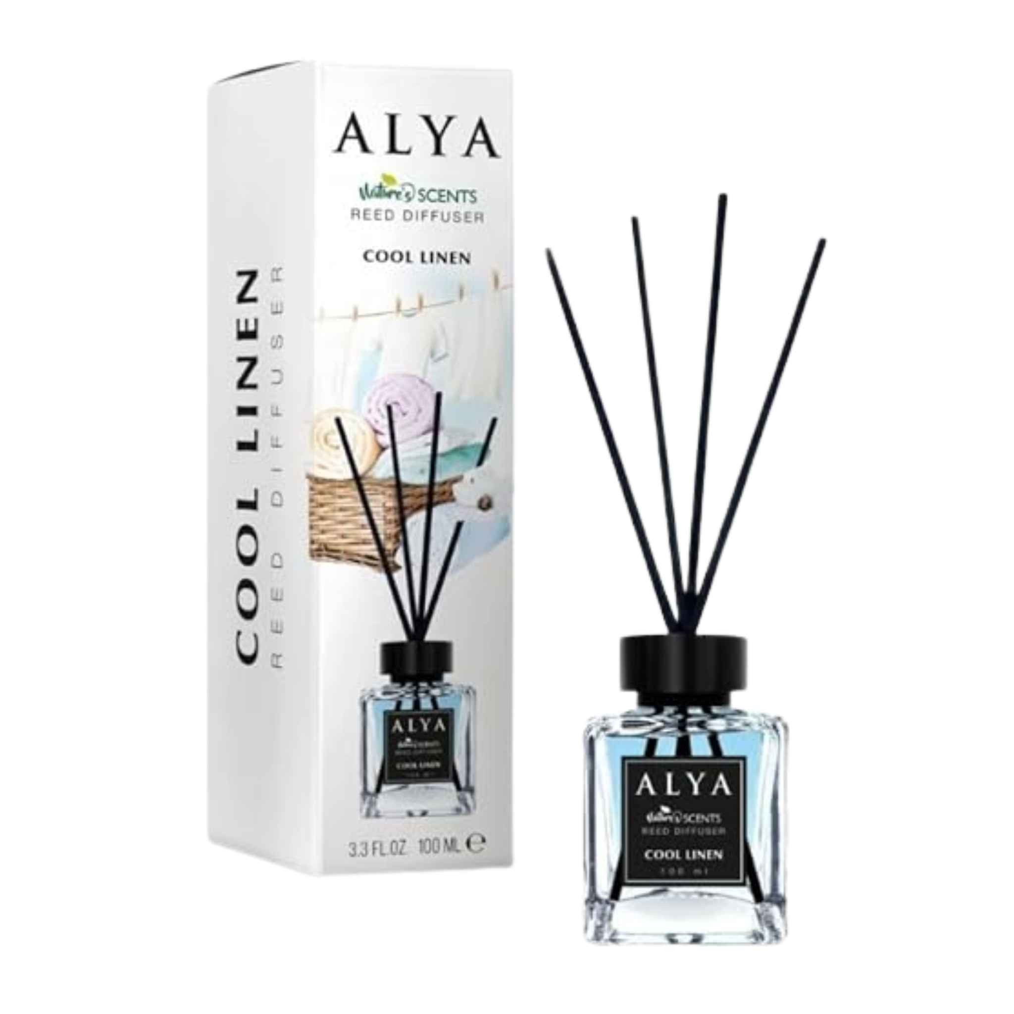 ALYA Reed Diffuser Cool Linen 12/3.3oz