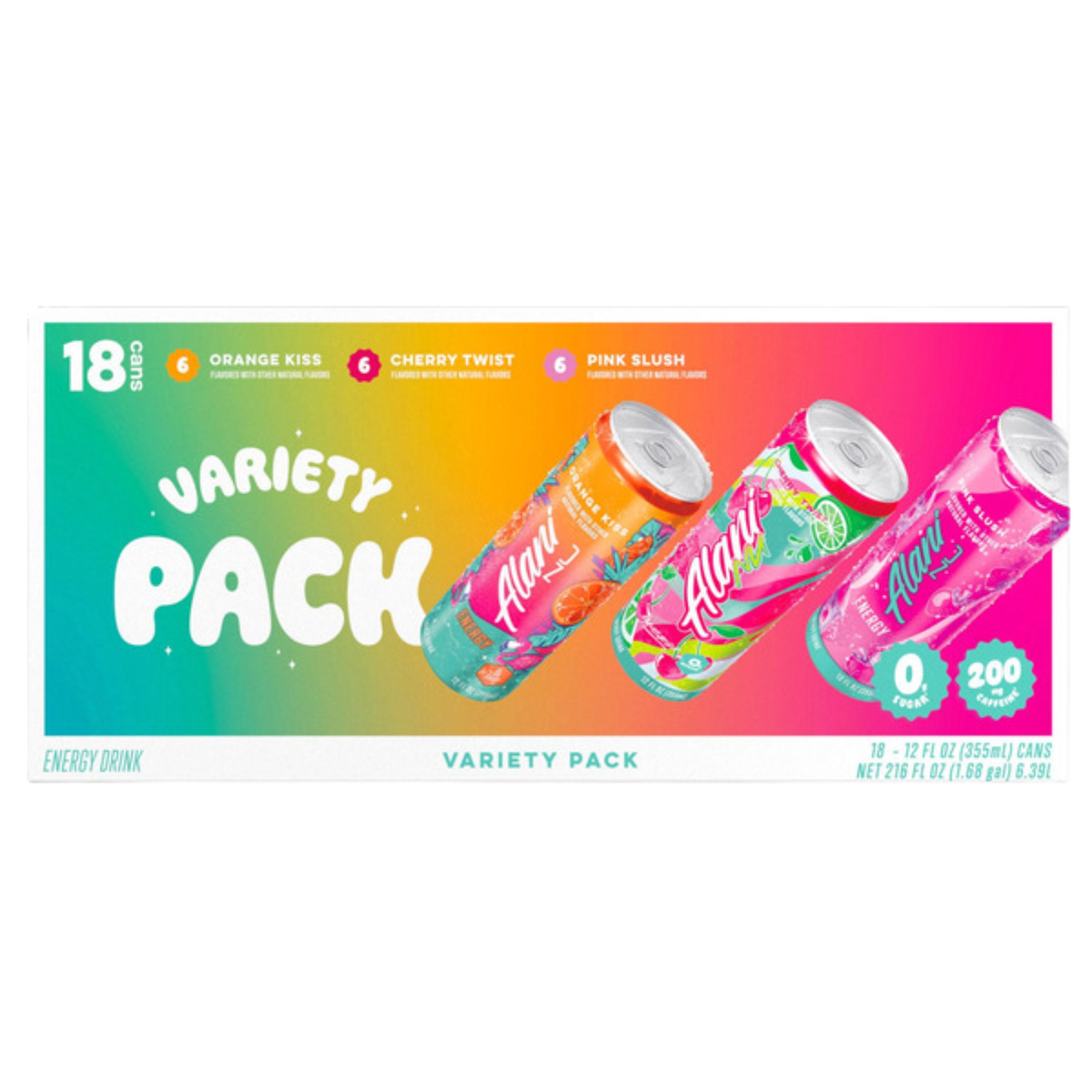 Alani Variety Pack Energy Drink 18/12oz +0.90CRV