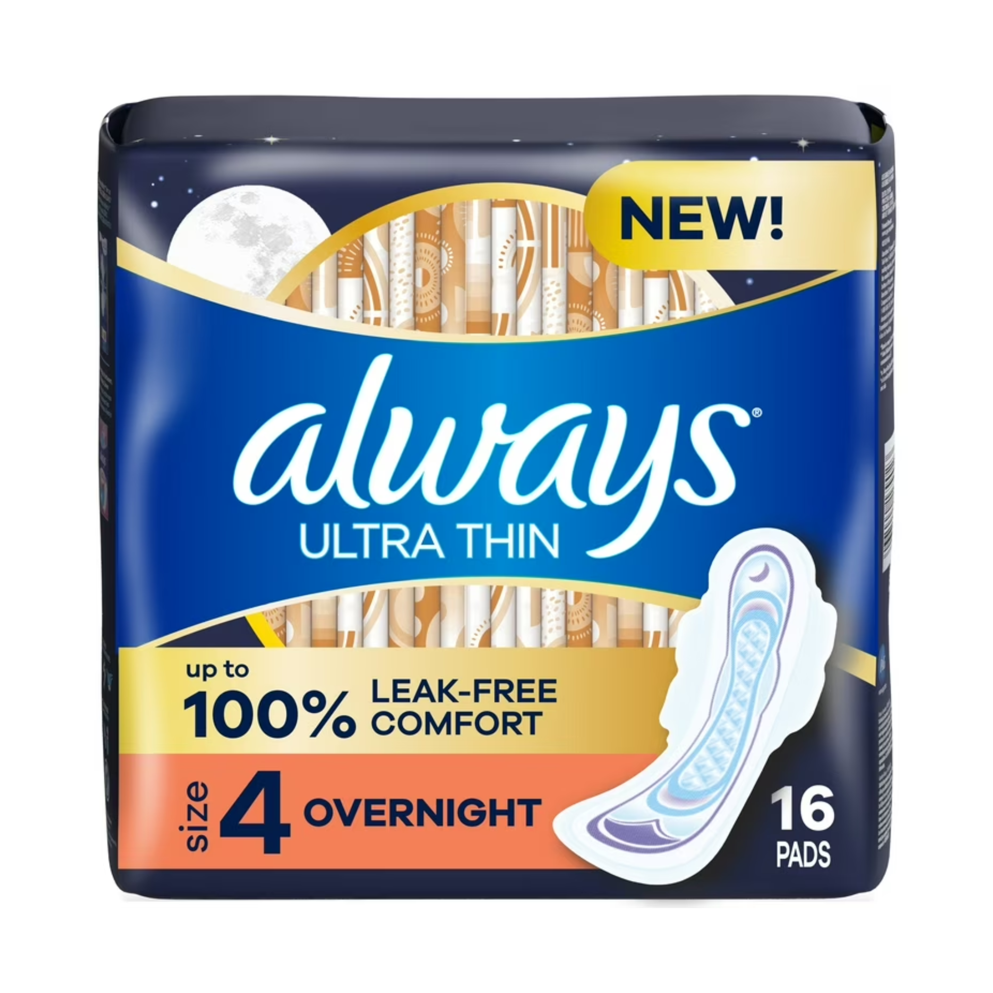 Always Ultra Thin Size 4 w/ Wings 6/16ct