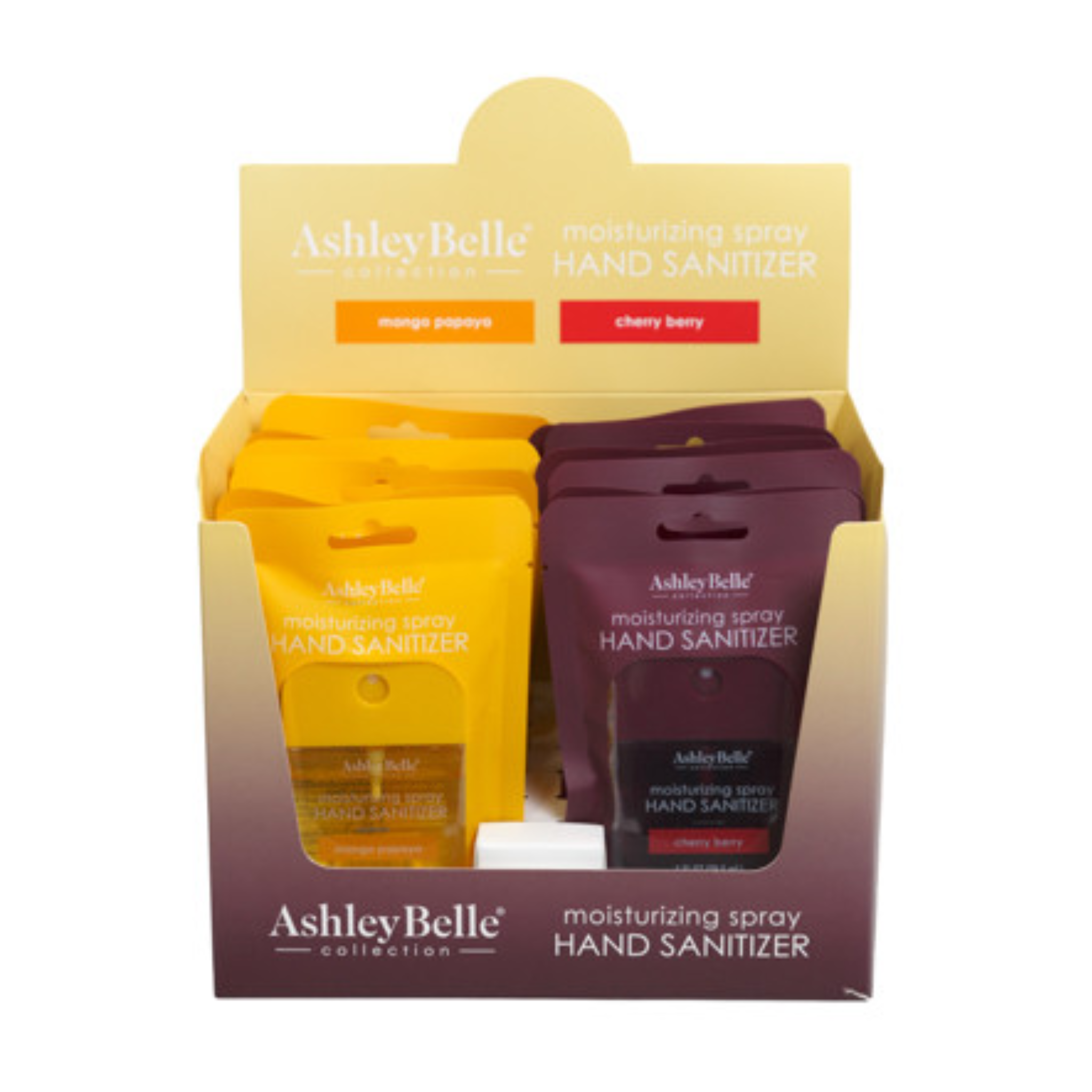 Ashley Belle Spray Hand Sanitizer Cherry/Mango 12/1ct